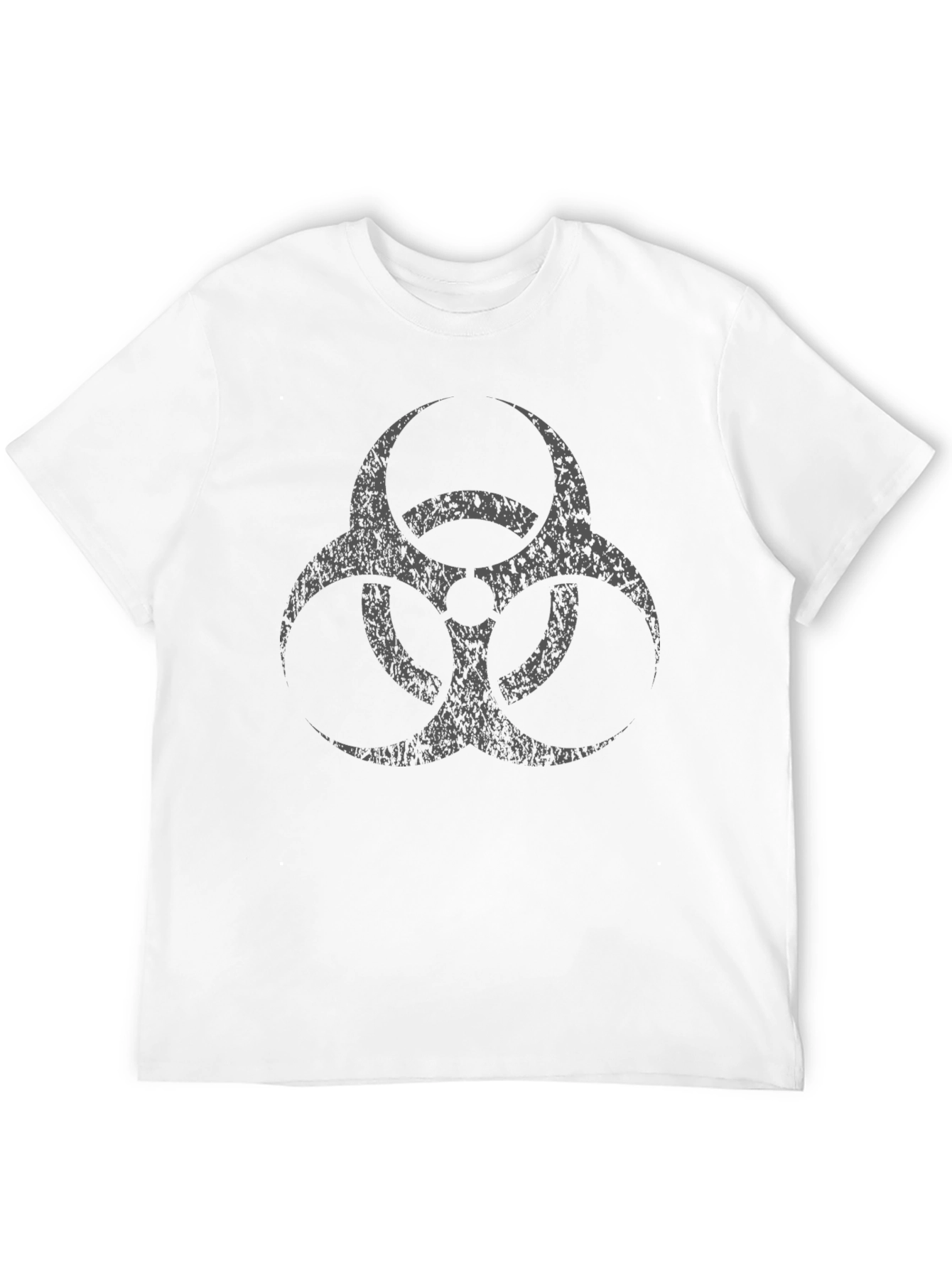 Biohazard Symbol Graphic Tee - Black