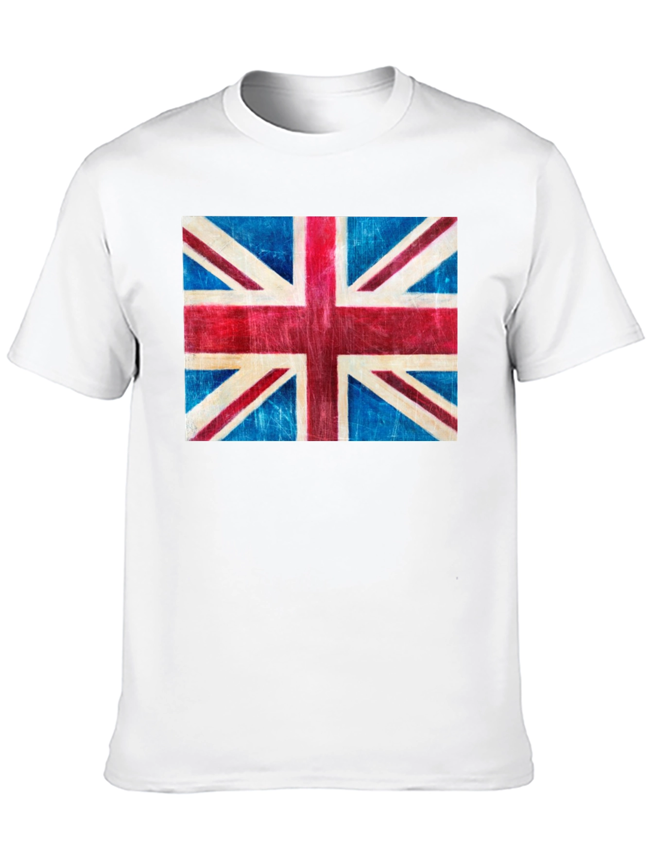 Union Jack Flag Graphic Tee - Black