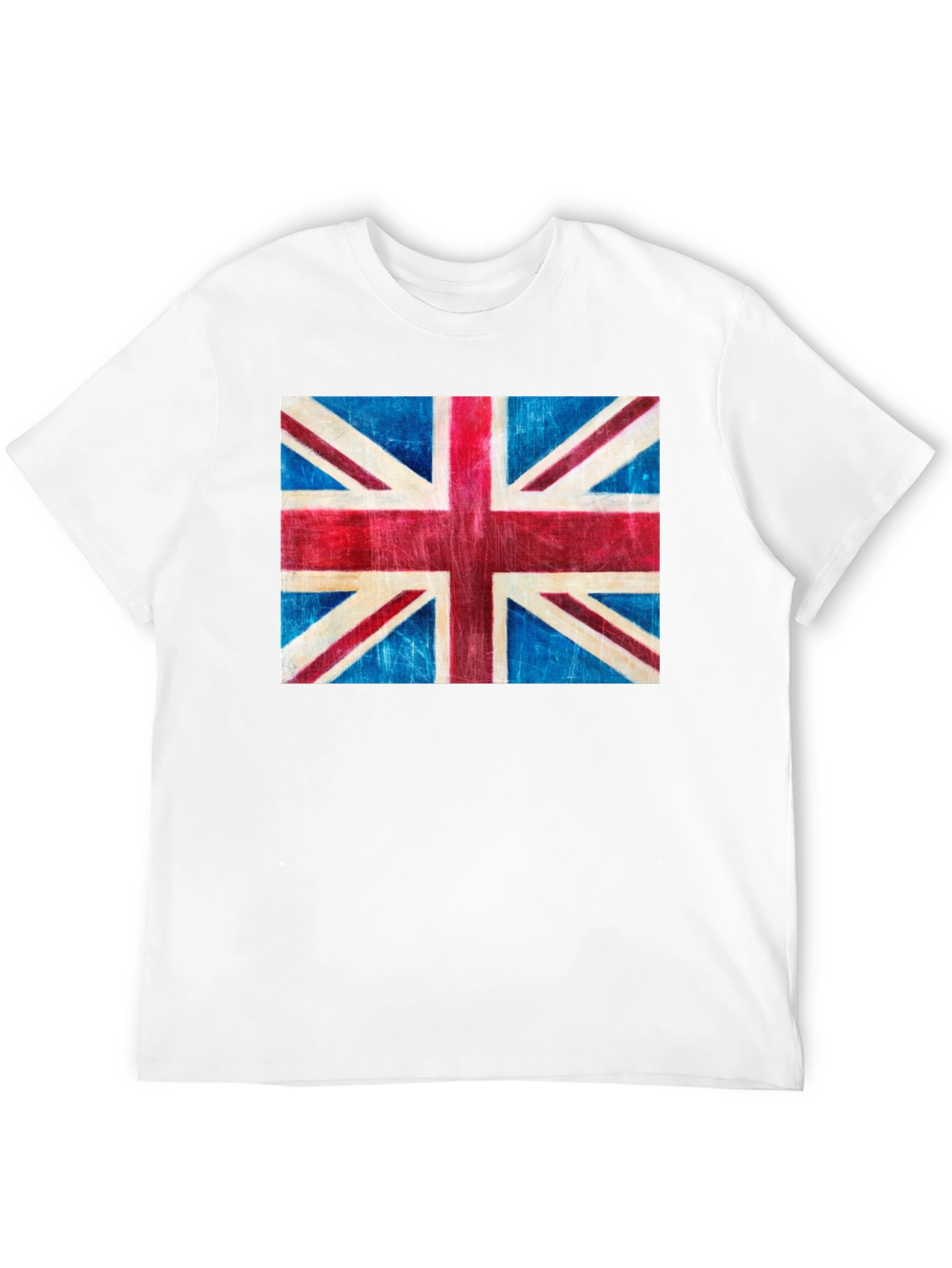 Union Jack Flag Graphic Tee - Black