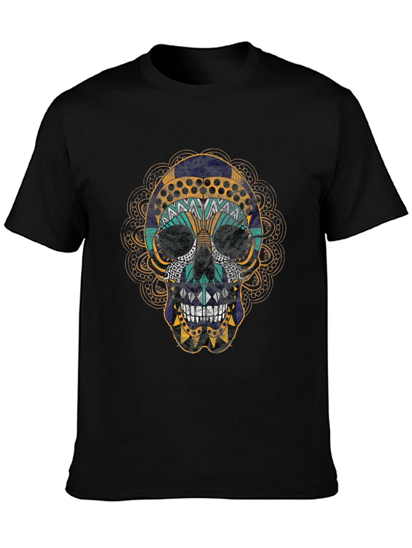 Sugar Skull Graphic Tee - Unique Art Design