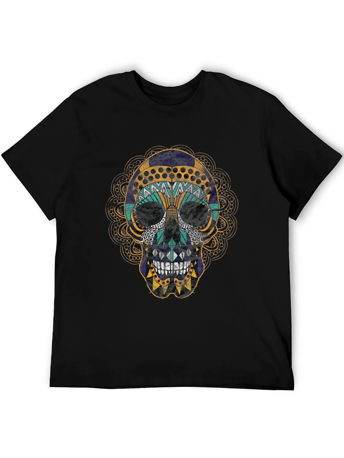 Sugar Skull Graphic Tee - Unique Art Design