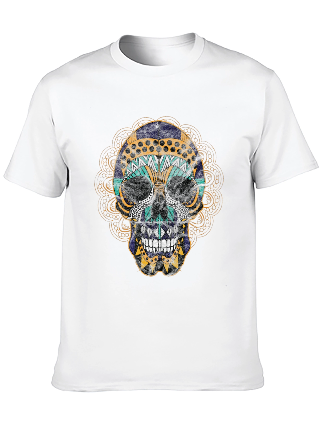 Sugar Skull Graphic Tee - Unique Art Design