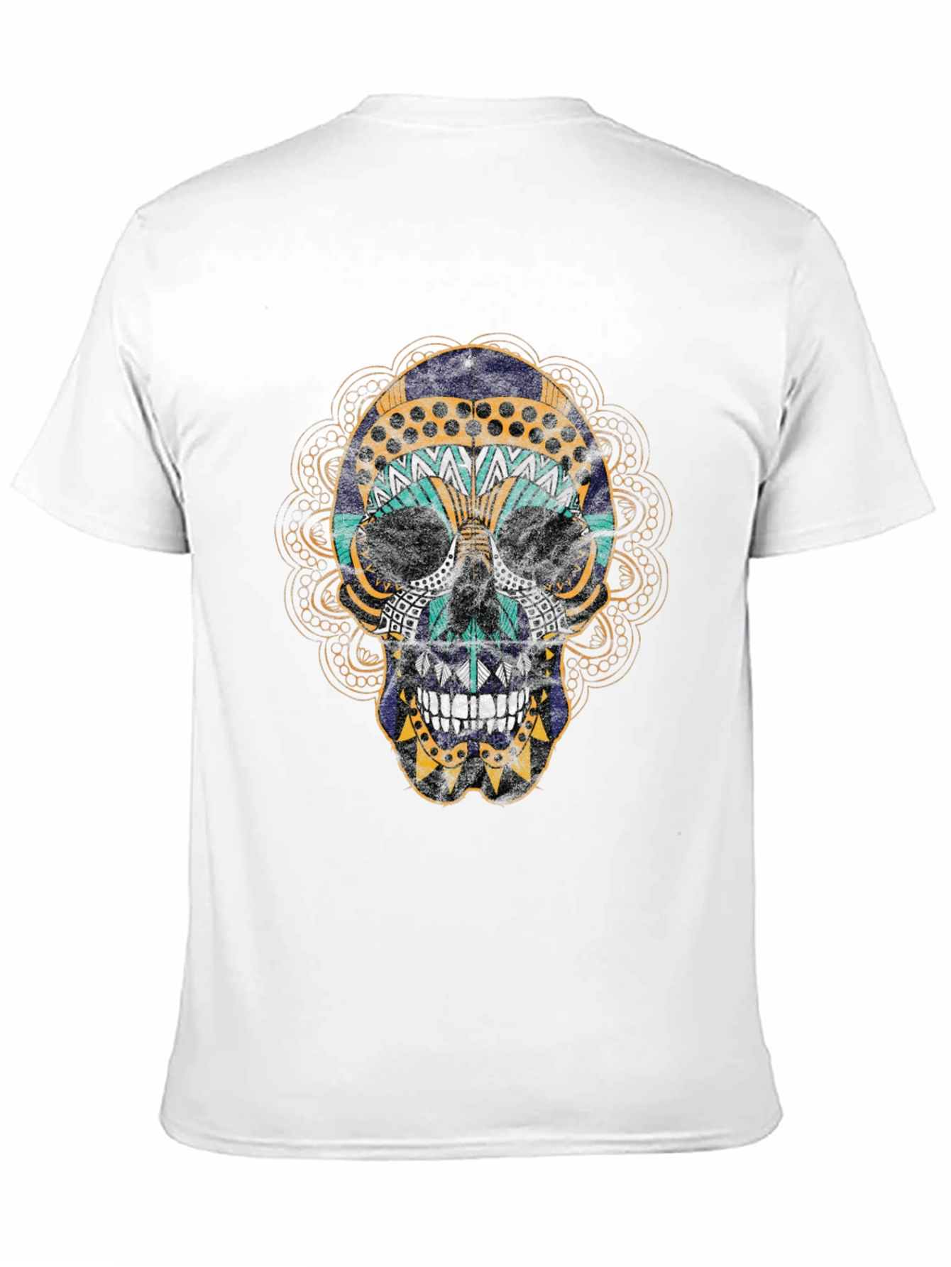 Sugar Skull Graphic Tee - Unique Art Design