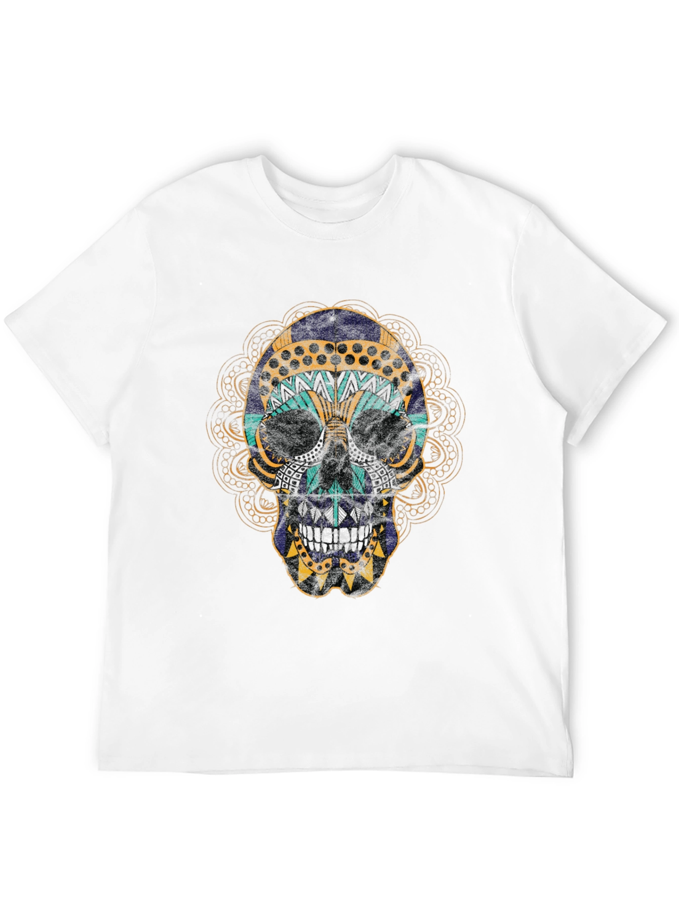 Sugar Skull Graphic Tee - Unique Art Design