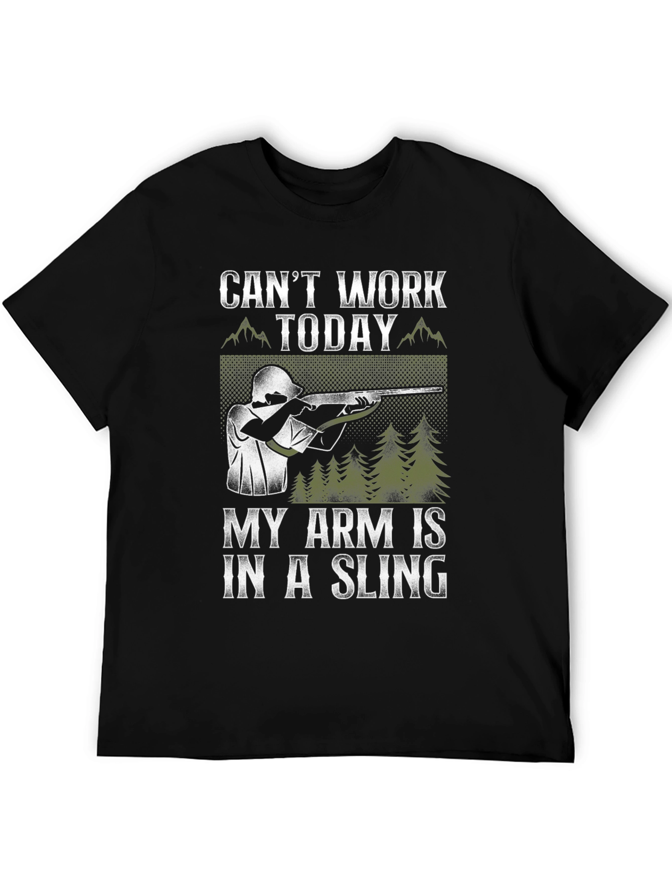 Cant Work Today Arm in Sling T-Shirt
