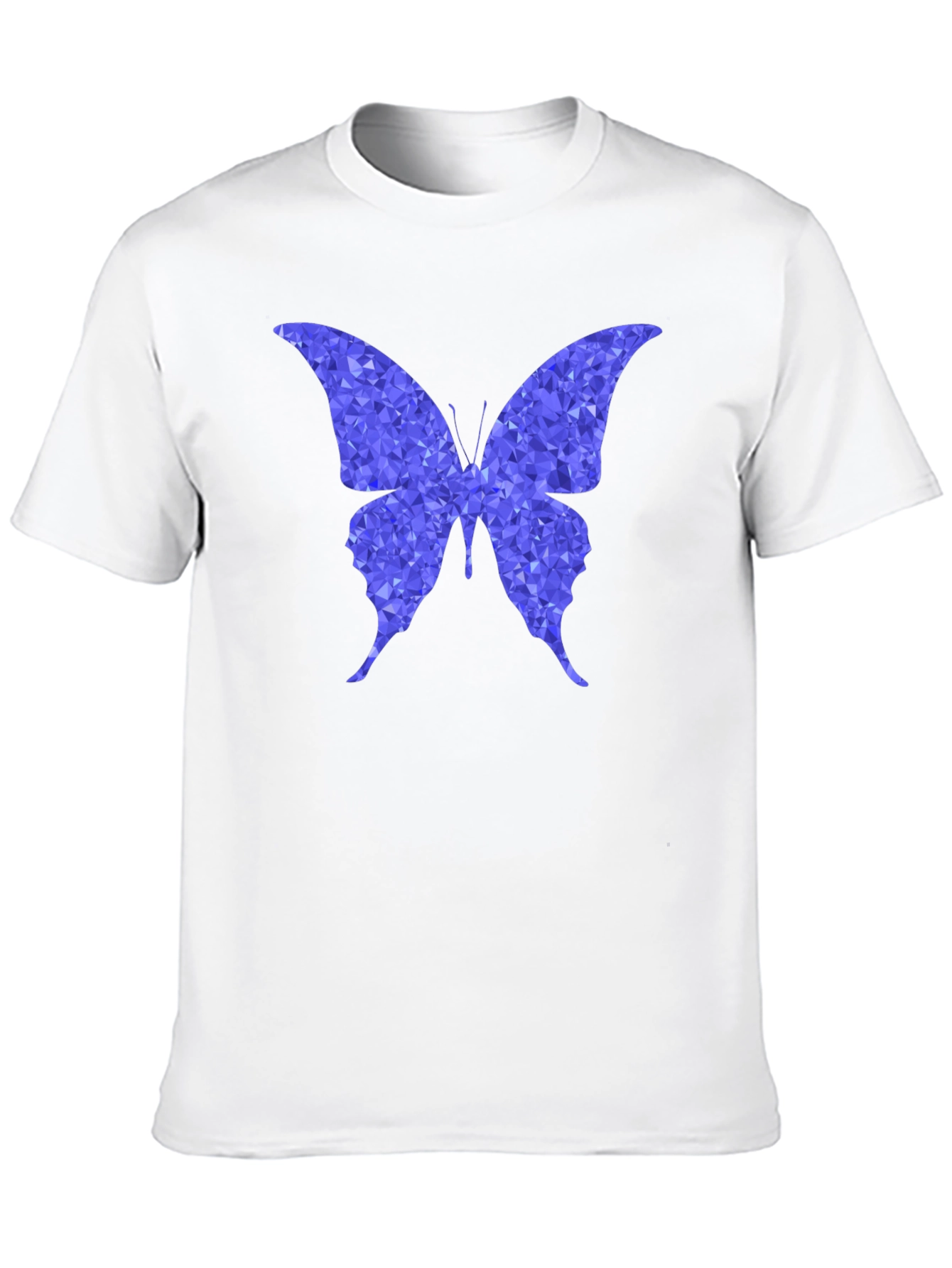 Geometric Butterfly Graphic T-Shirt - Stylish Mens Tee