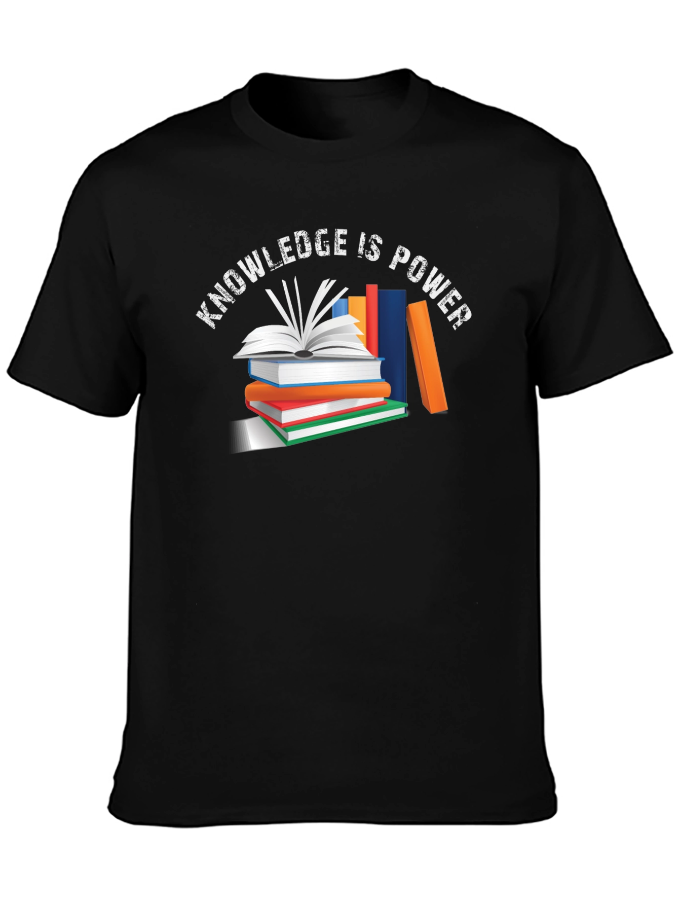 Knowledge is Power Graphic Tee - Black