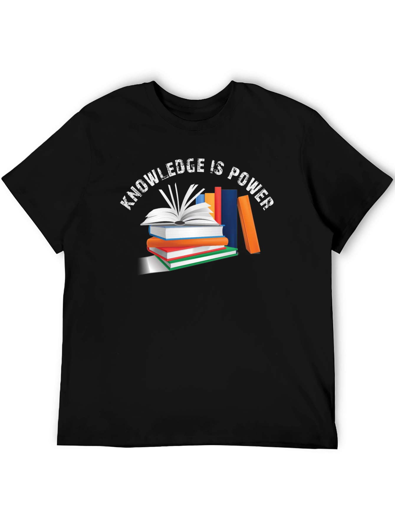 Knowledge is Power Graphic Tee - Black