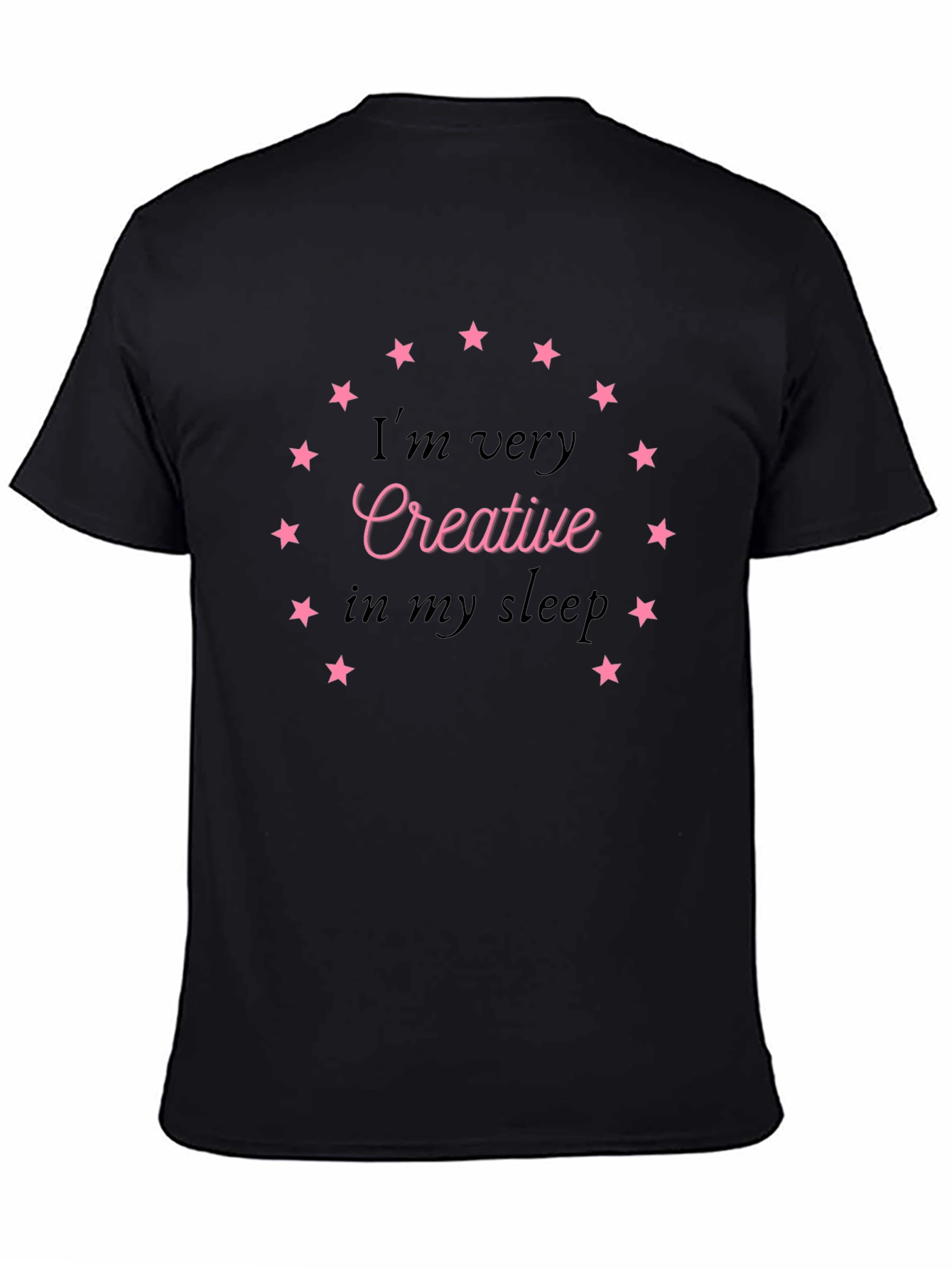 Creative in My Sleep Black Tee