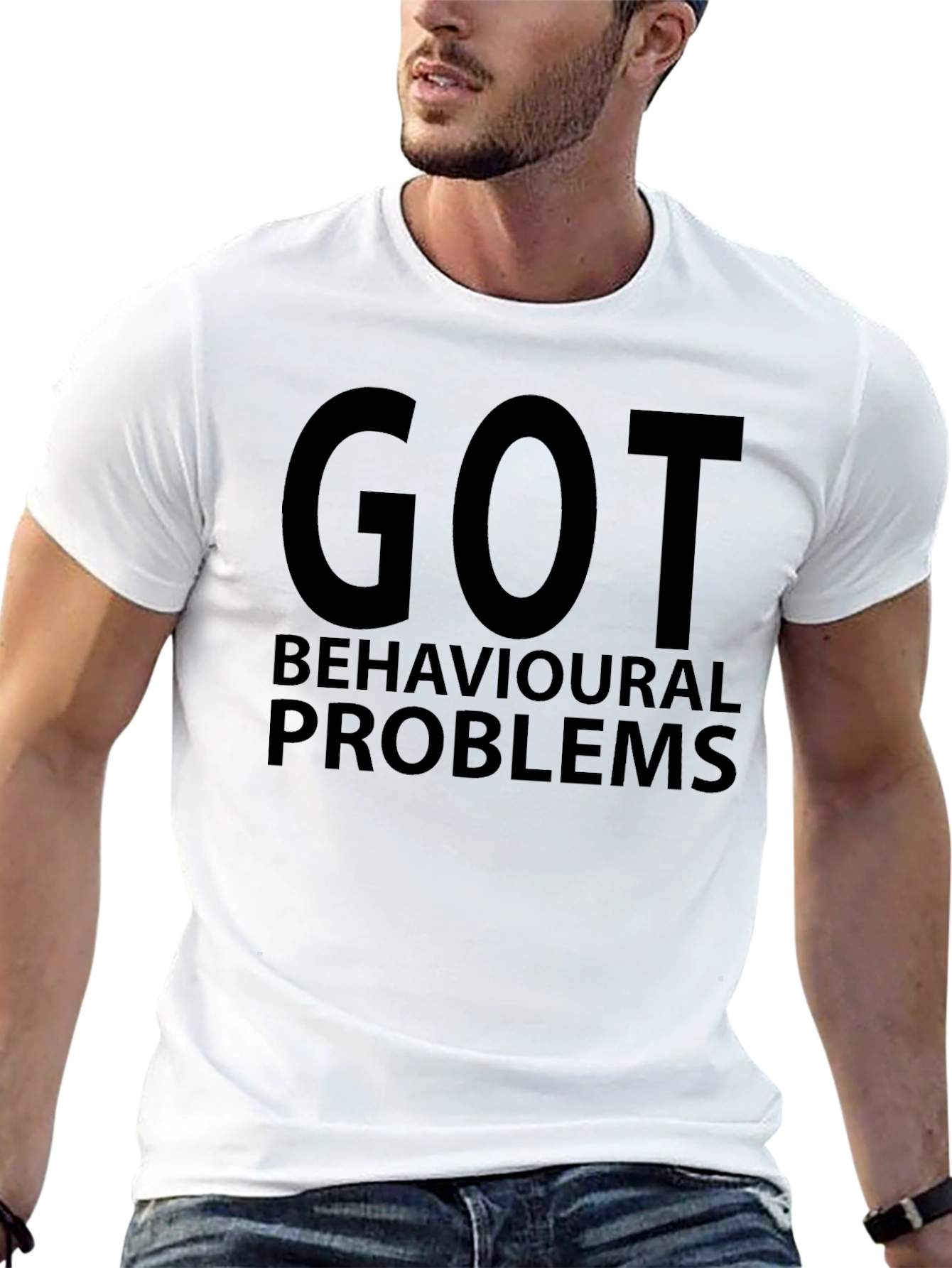 Got Behavioural Problems Mens Black T-Shirt