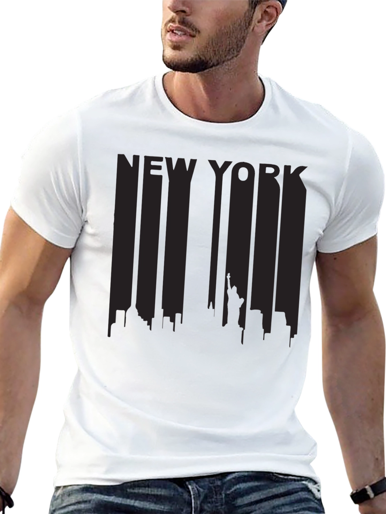 New York Skyline Graphic Tee