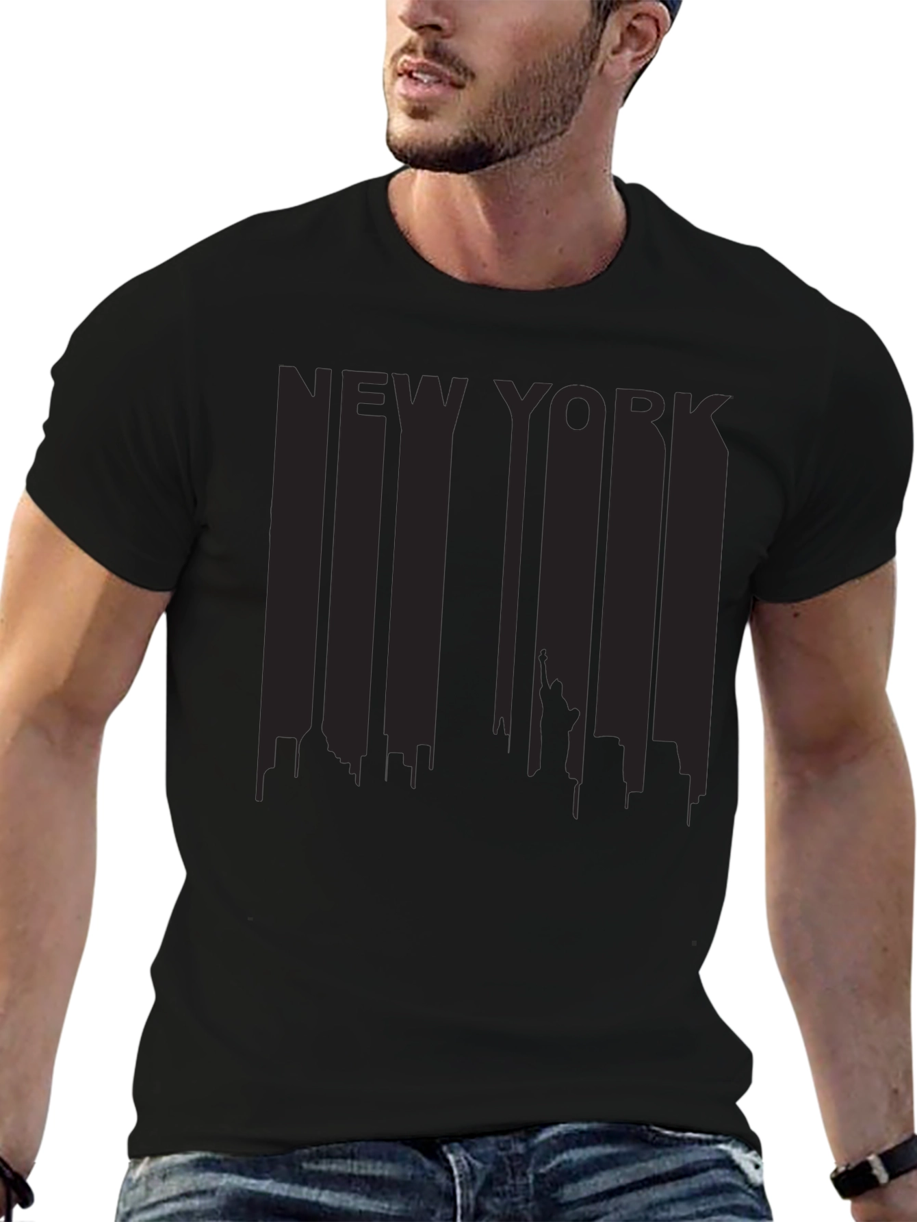 New York Skyline Graphic Tee