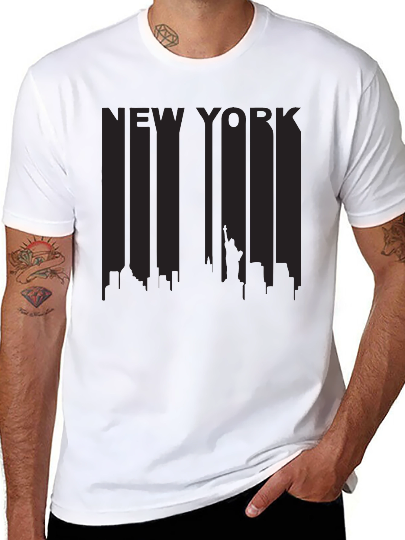New York Skyline Graphic Tee