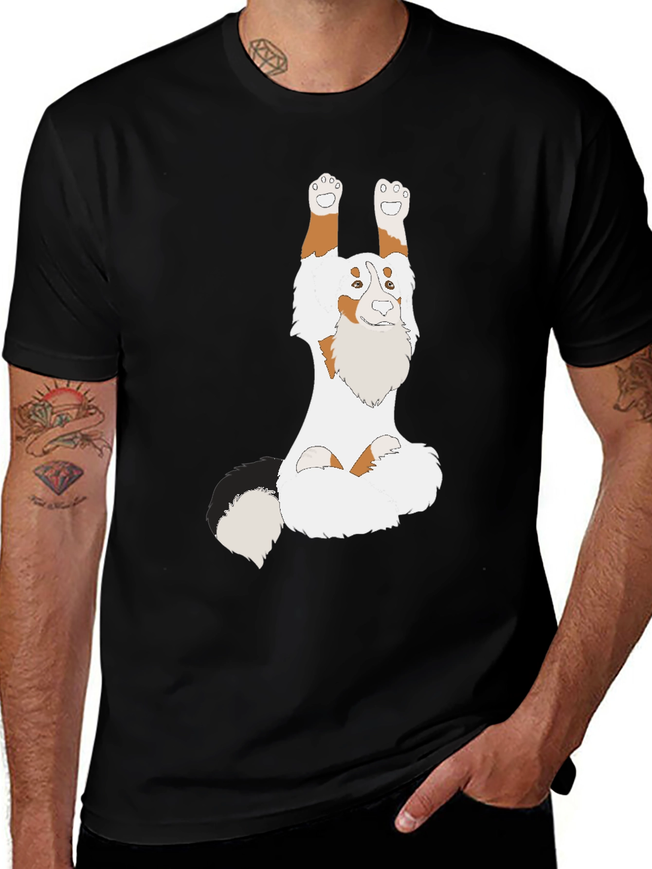 Funny Dog Yoga Pose T-Shirt