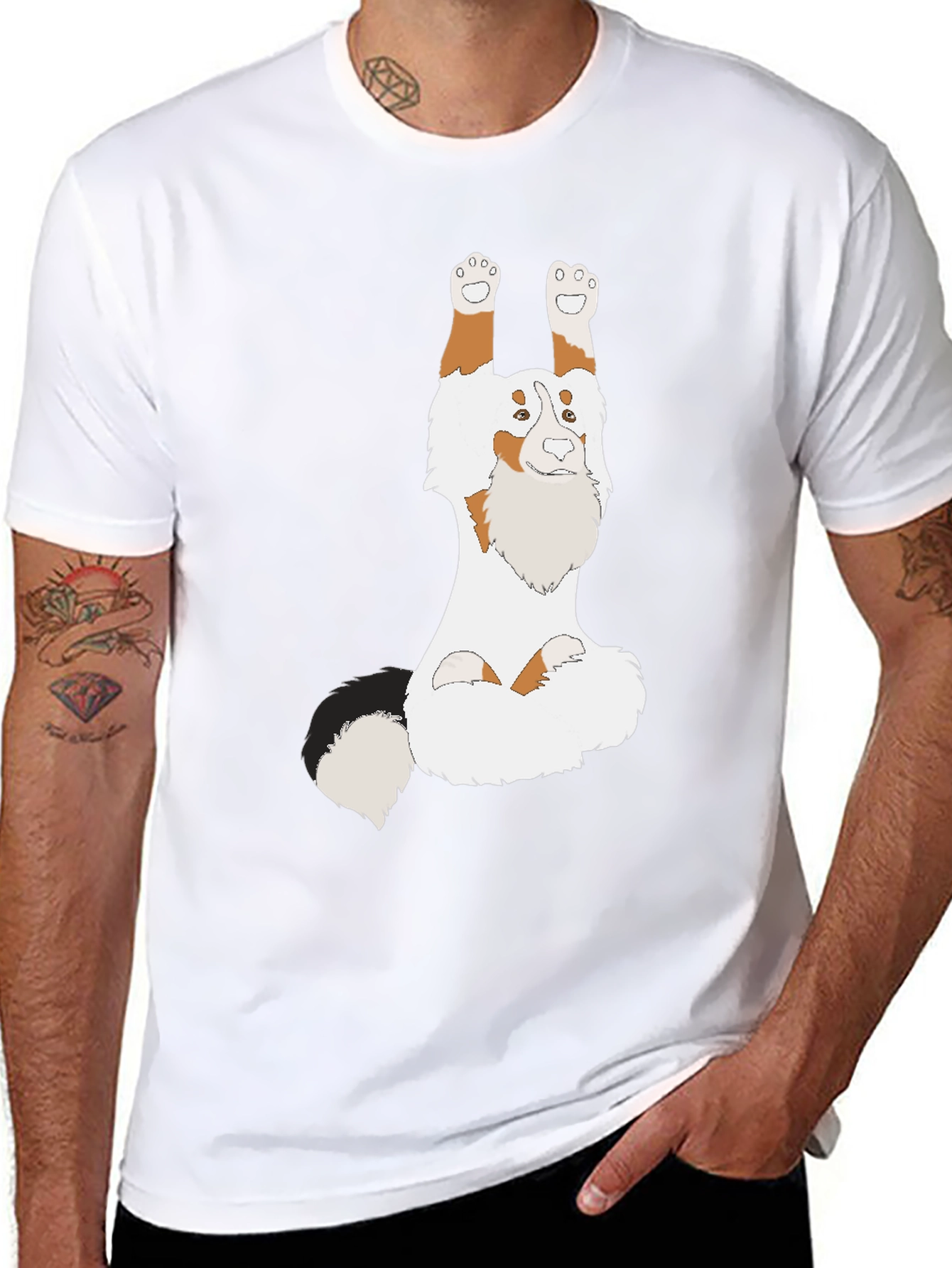 Funny Dog Yoga Pose T-Shirt
