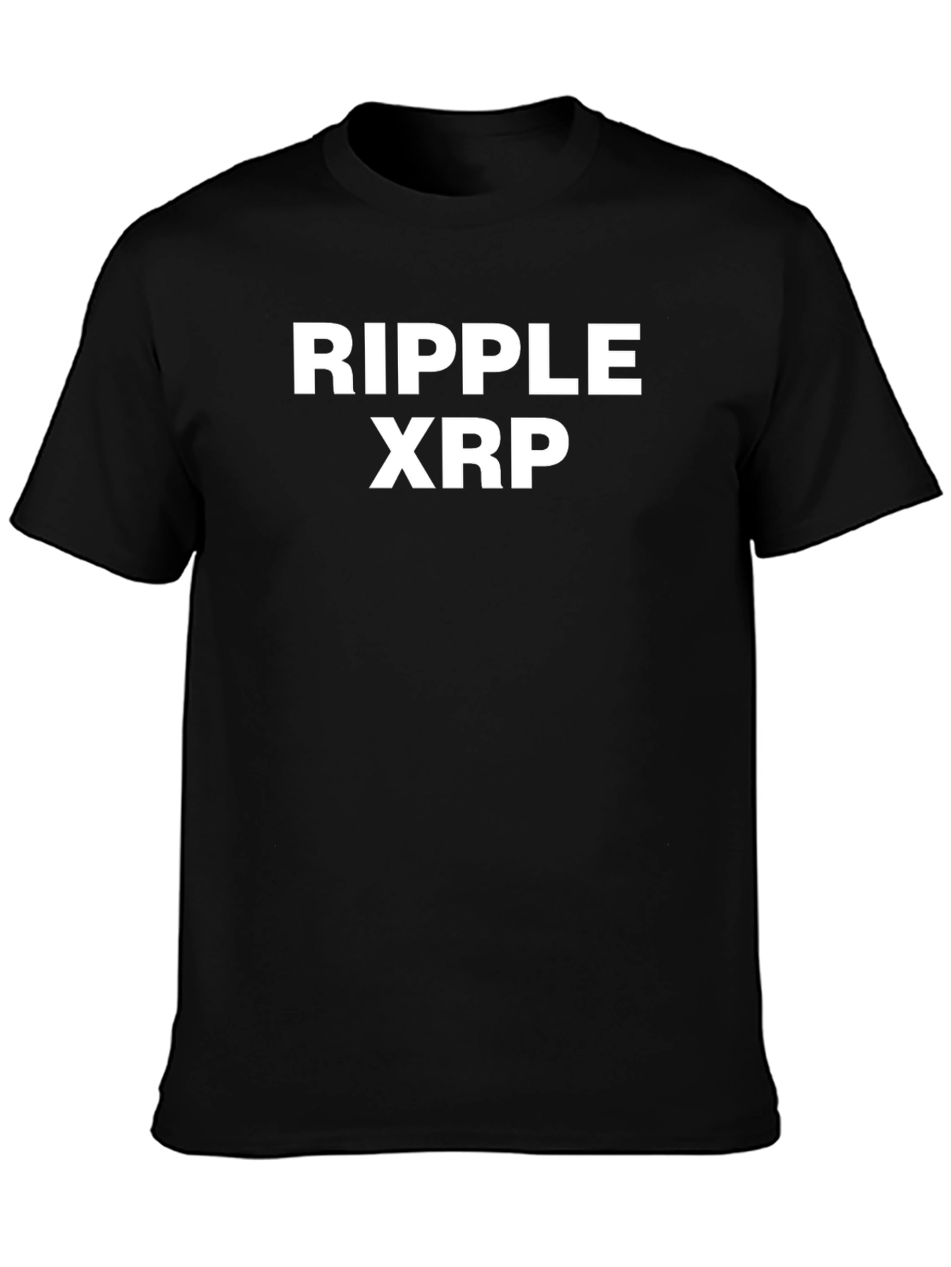 Ripple XRP Crypto T-Shirt - Black