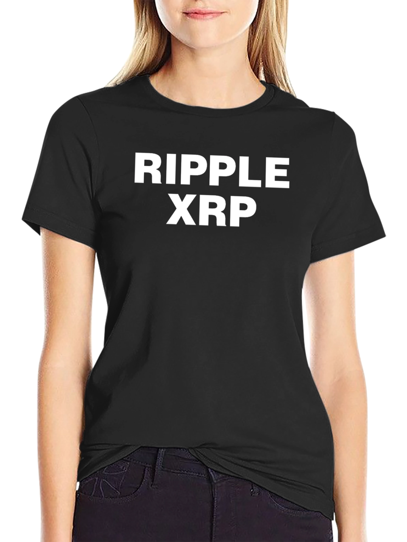 Ripple XRP Crypto T-Shirt - Black