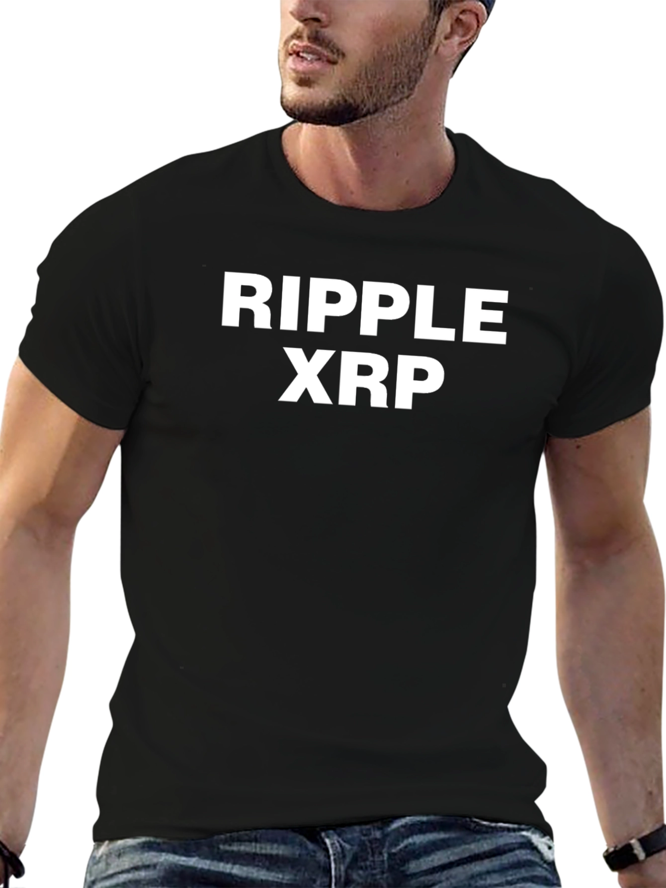 Ripple XRP Crypto T-Shirt - Black