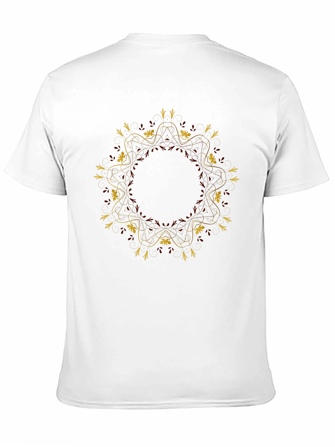 Elegant Mandala Graphic T-Shirt - Unisex Black Tee