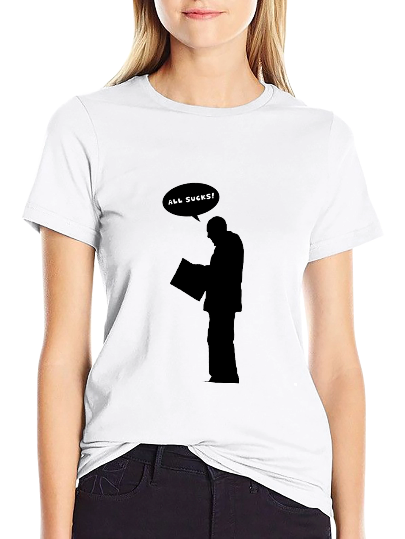 All Sucks! Graphic Print T-Shirt