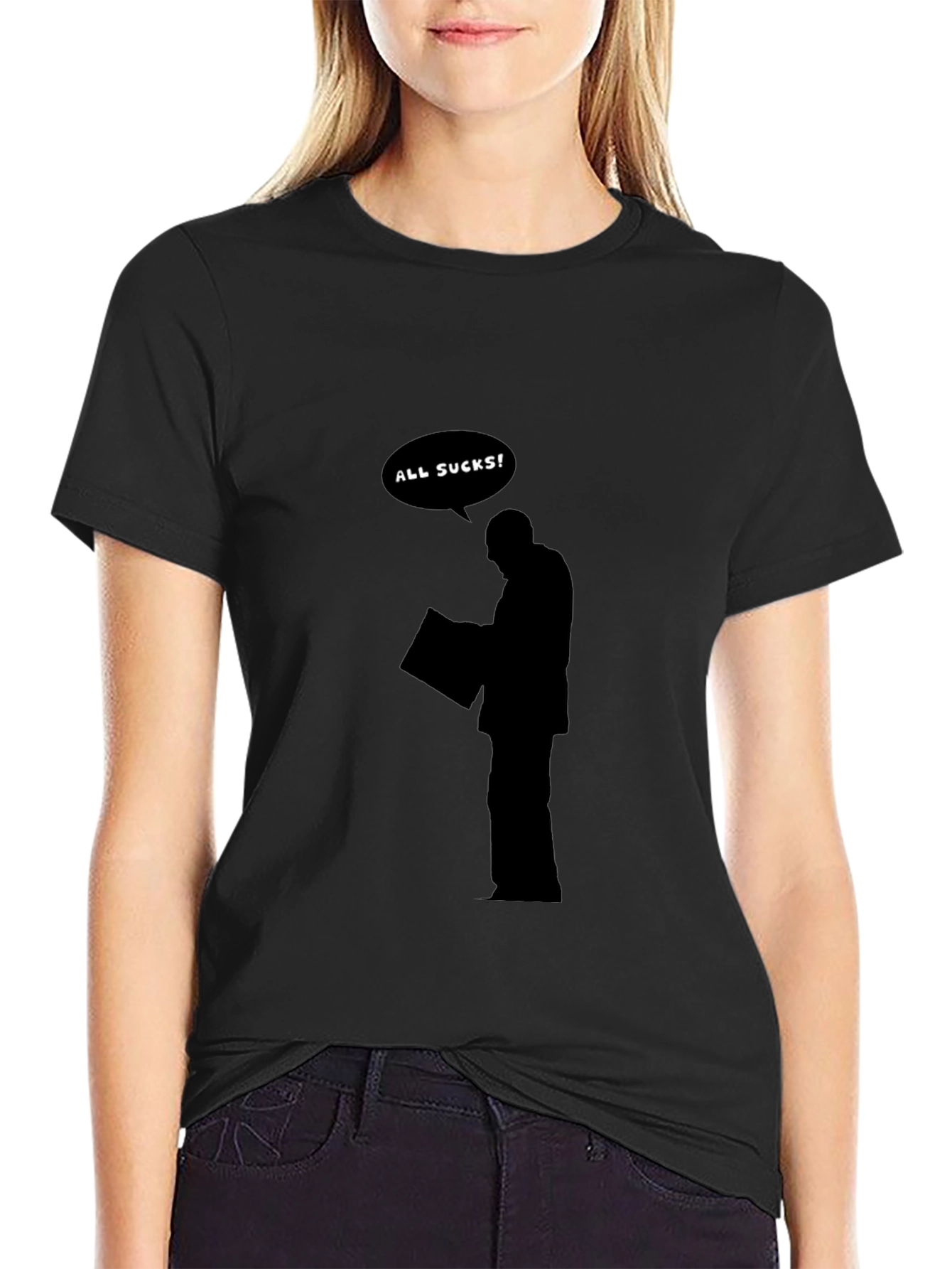 All Sucks! Graphic Print T-Shirt