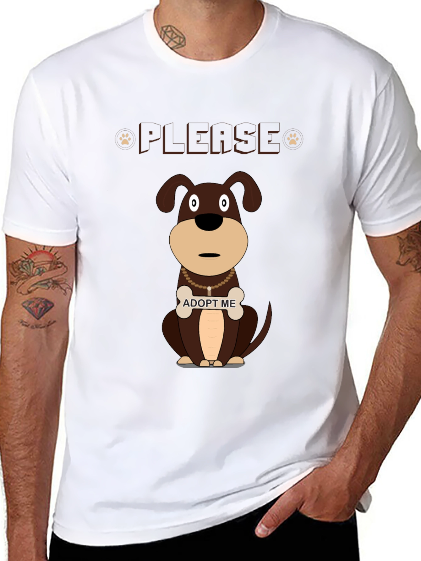 Adopt Me Dog Graphic T-Shirt
