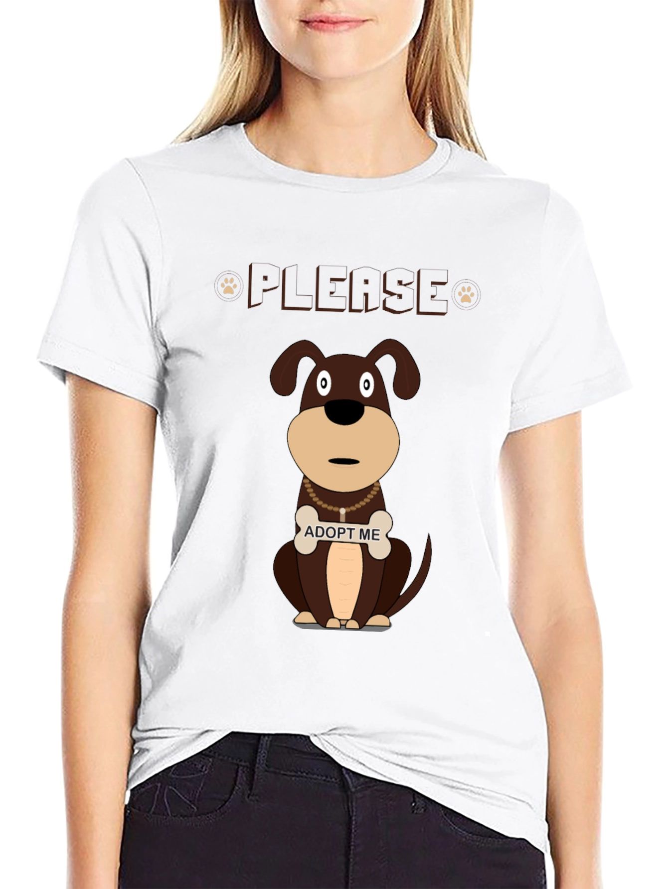 Adopt Me Dog Graphic T-Shirt