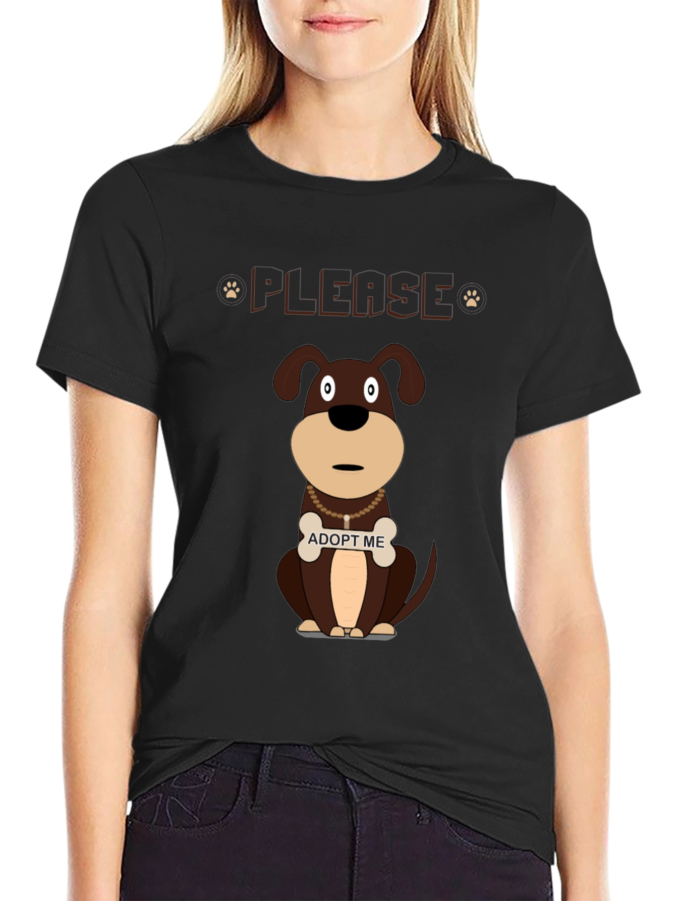 Adopt Me Dog Graphic T-Shirt