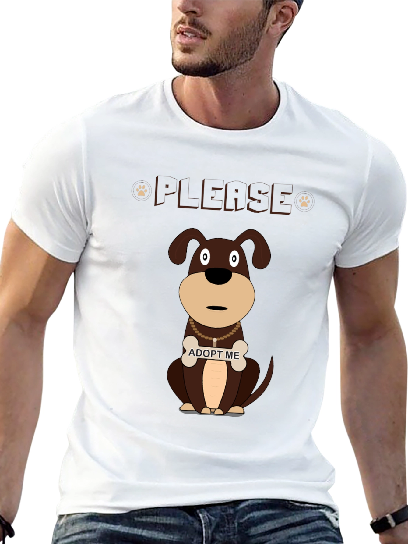 Adopt Me Dog Graphic T-Shirt