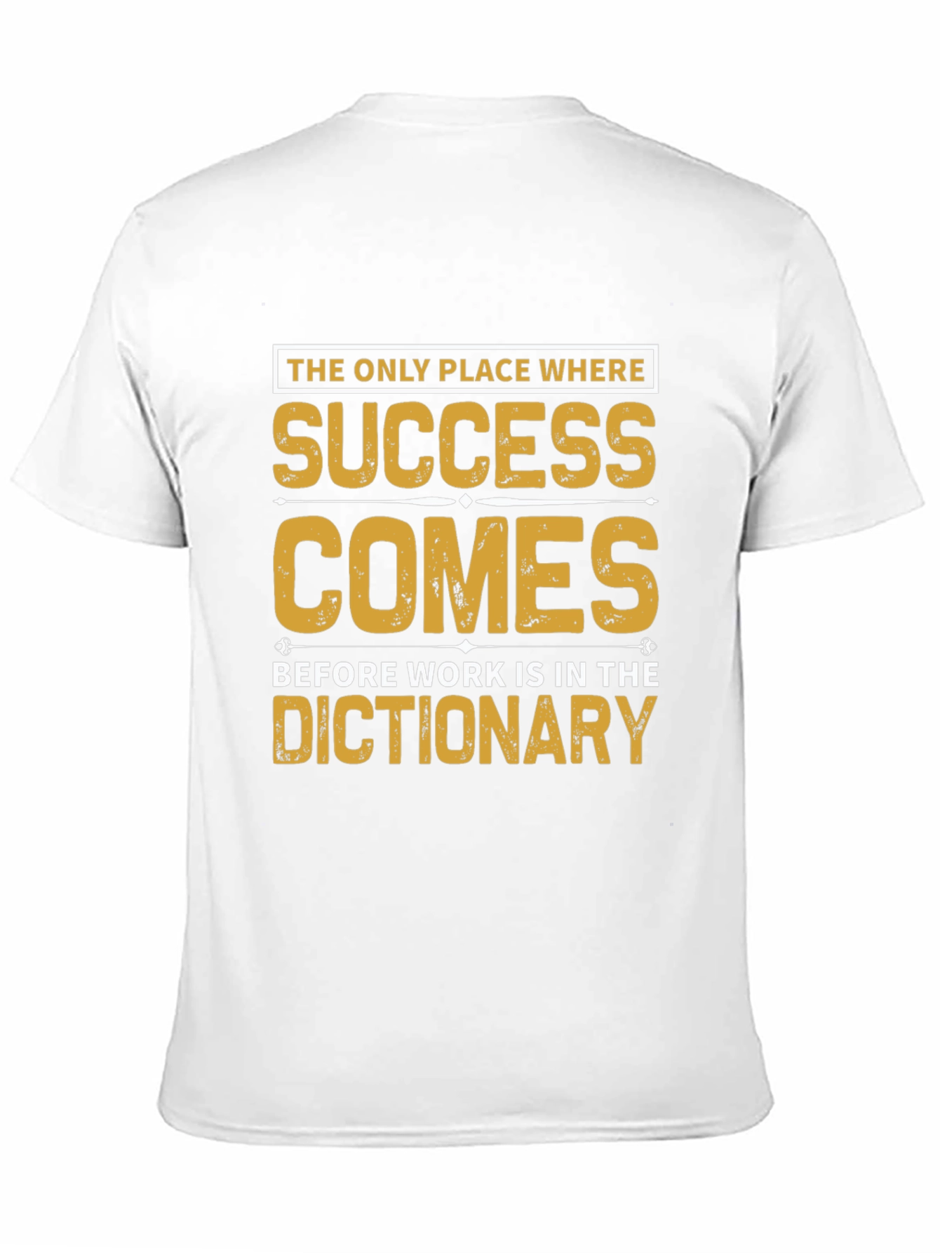Success Before Work Black Graphic Tee