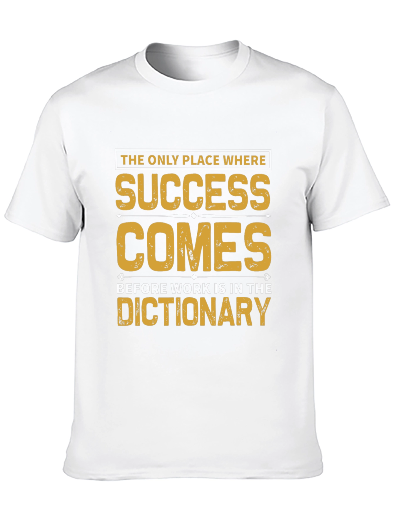 Success Before Work Black Graphic Tee