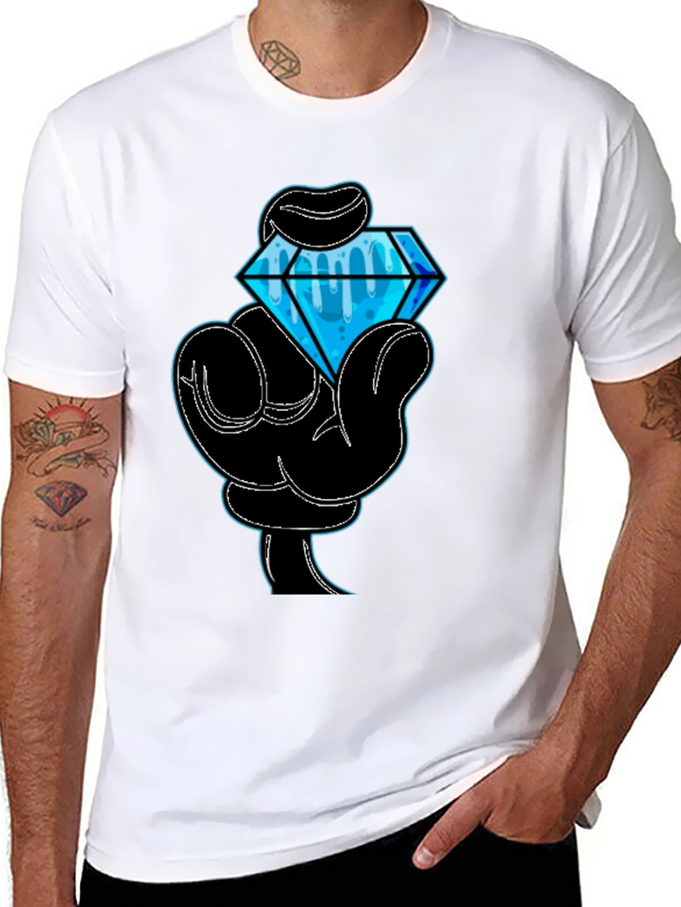 Diamond Hand Graphic T-Shirt