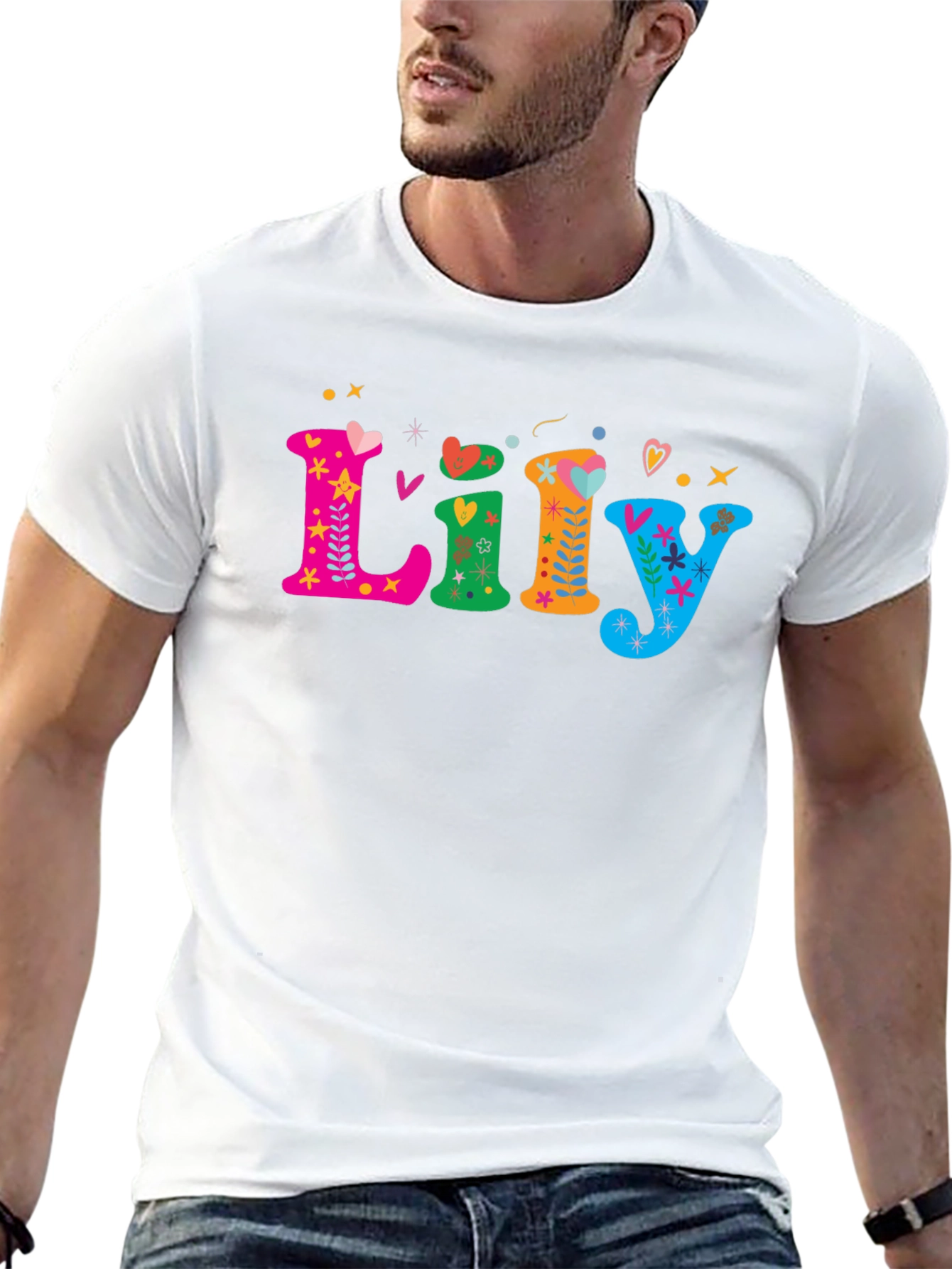 Lily Funky Name T-Shirt - Unique Personalized Gift