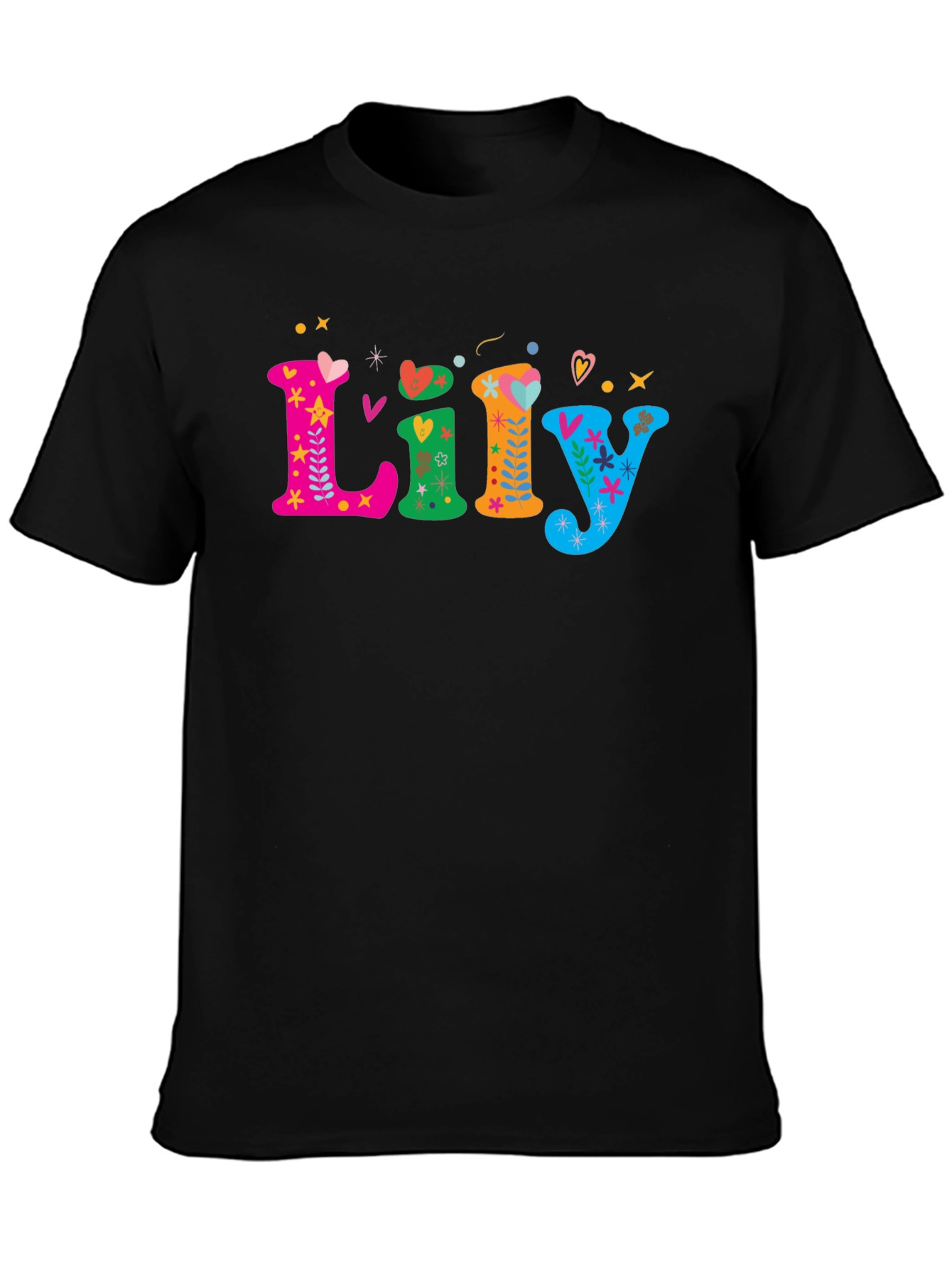 Lily Funky Name T-Shirt - Unique Personalized Gift