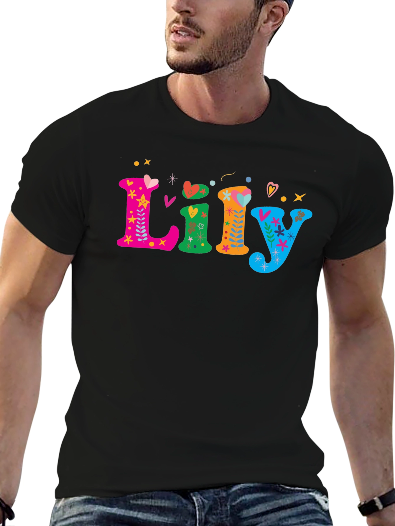 Lily Funky Name T-Shirt - Unique Personalized Gift