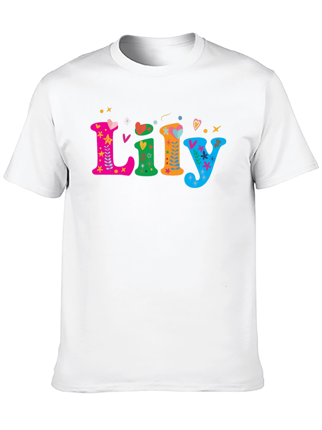 Lily Funky Name T-Shirt - Unique Personalized Gift