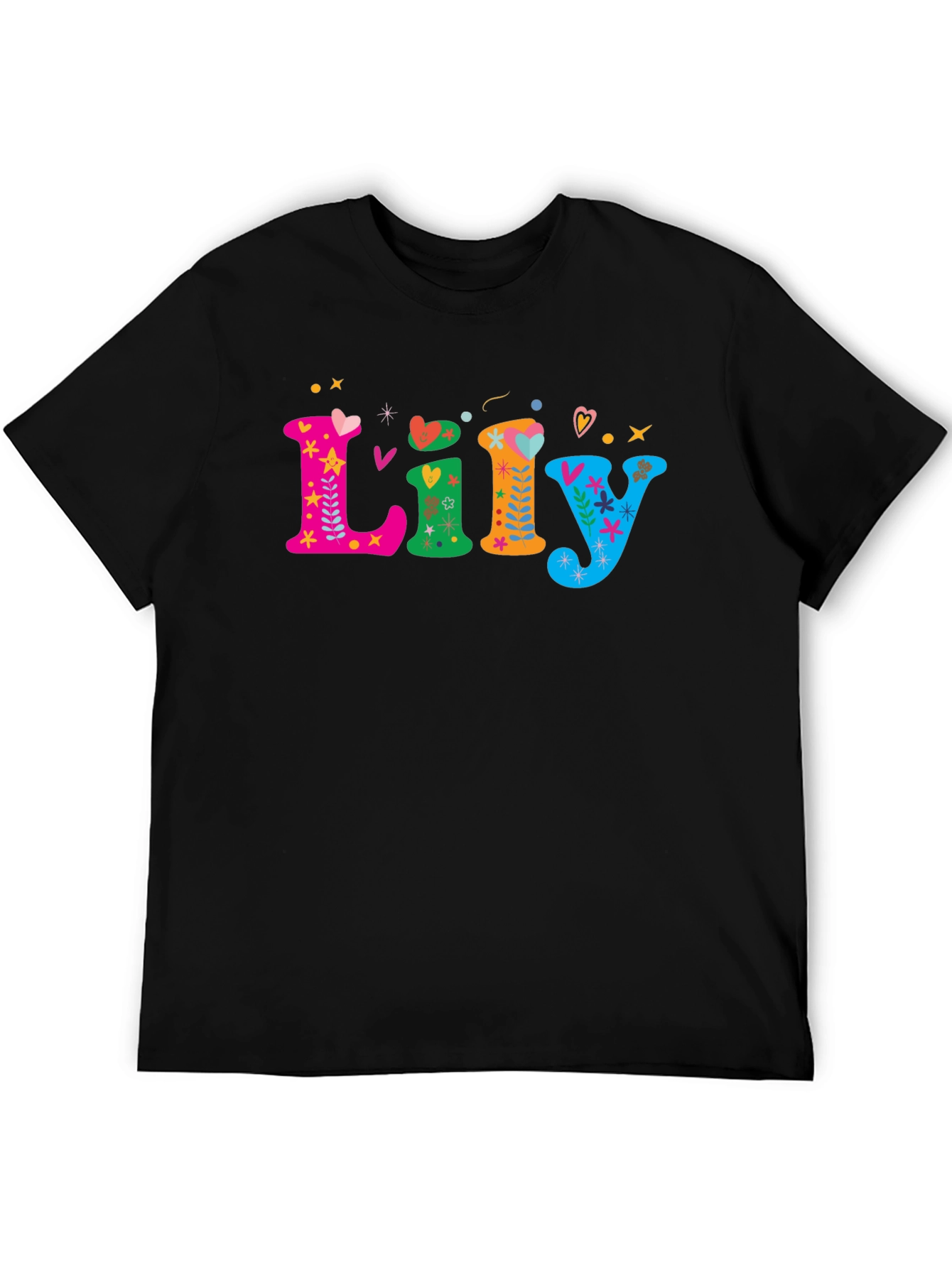 Lily Funky Name T-Shirt - Unique Personalized Gift