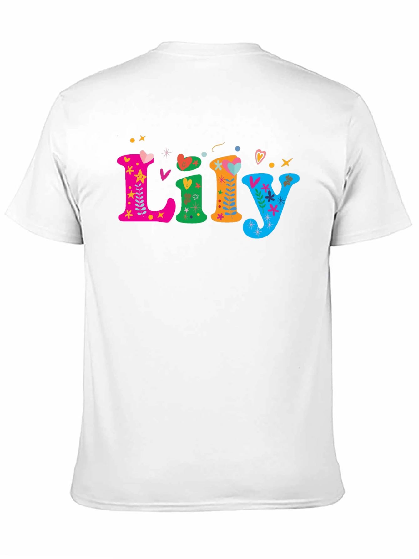 Lily Funky Name T-Shirt - Unique Personalized Gift