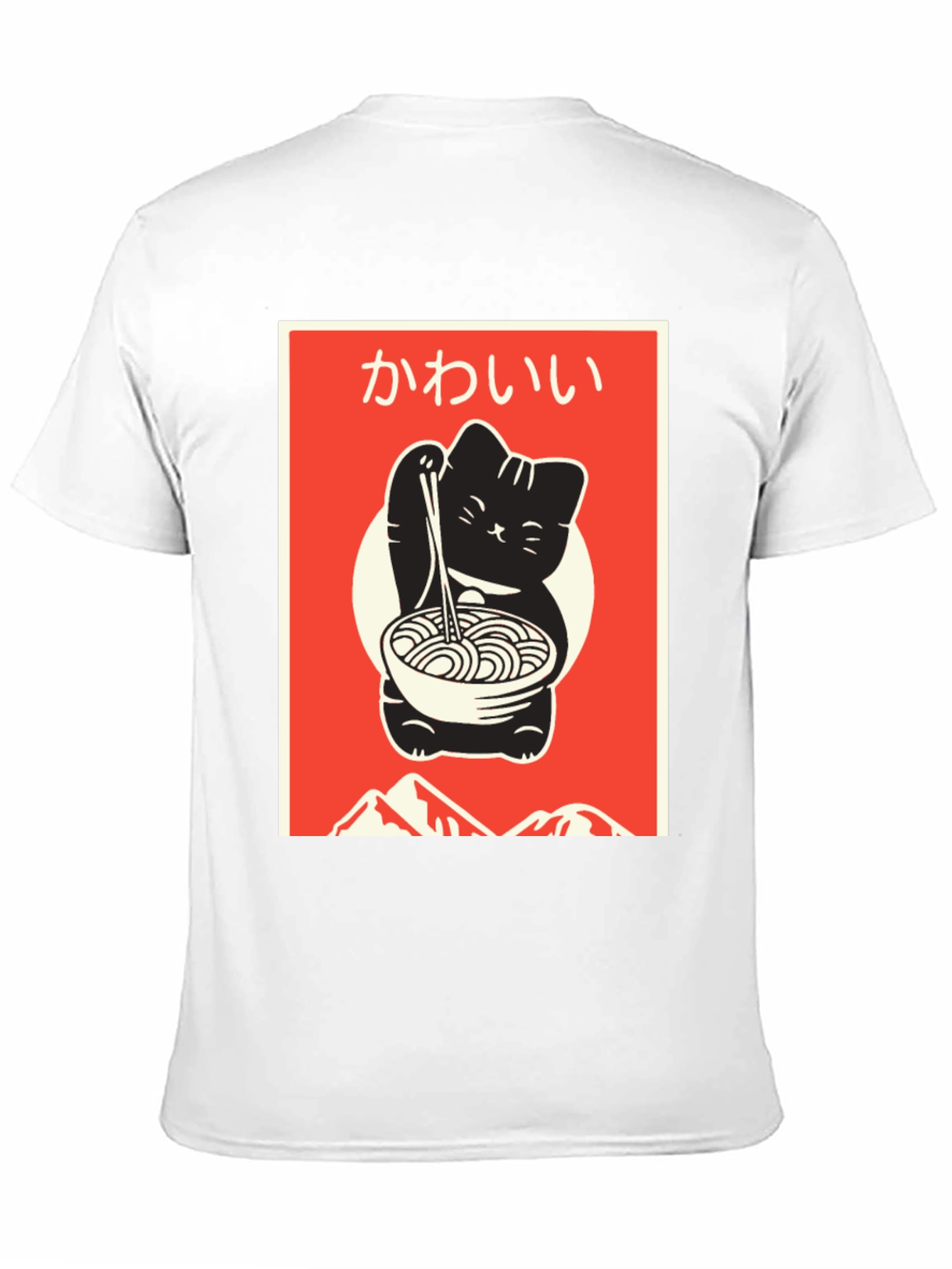 Kawaii Ramen Cat T-Shirt - Stylish Anime Inspired Design