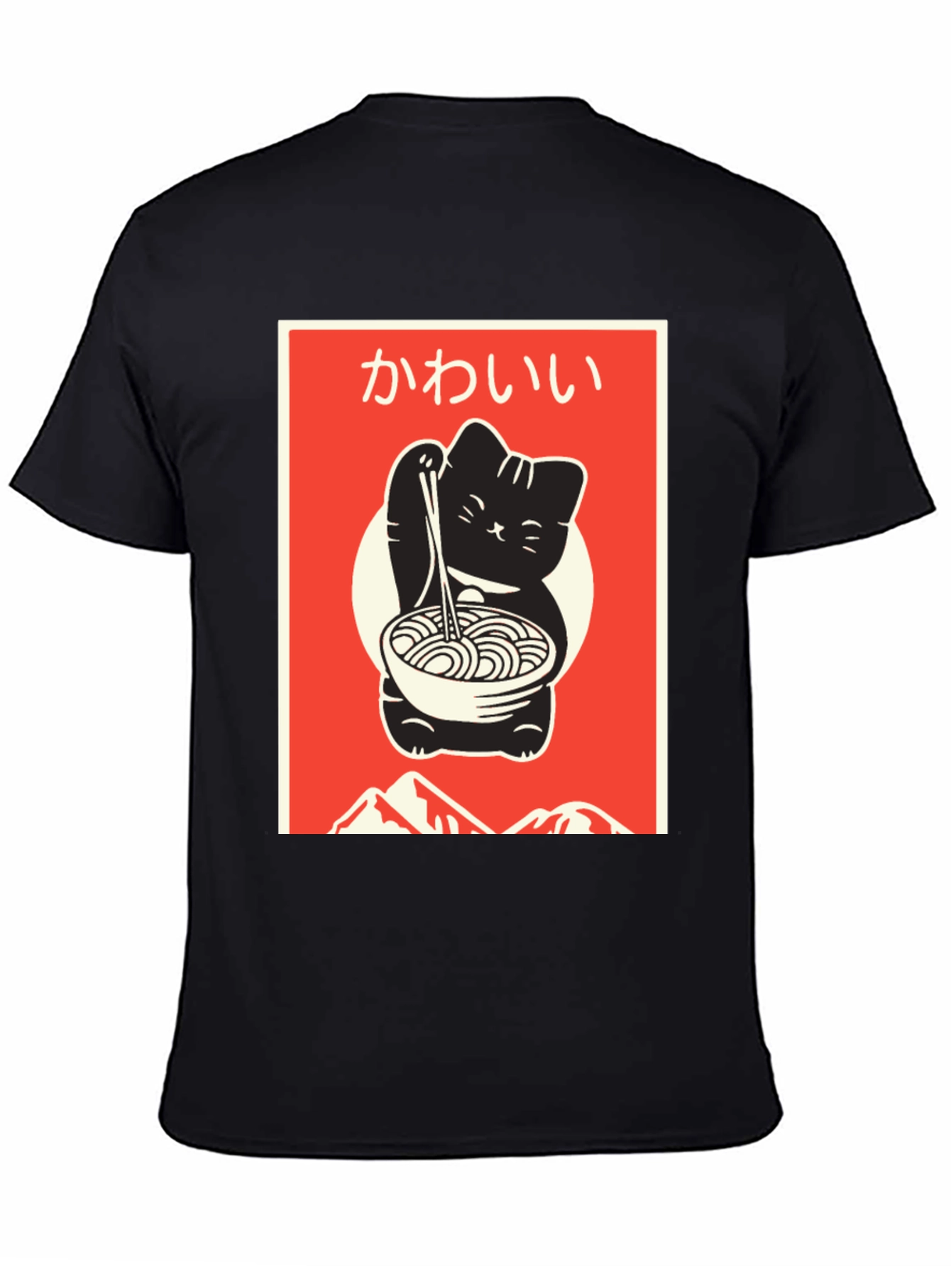 Kawaii Ramen Cat T-Shirt - Stylish Anime Inspired Design