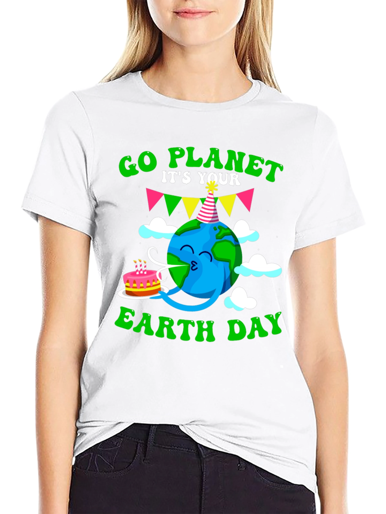 Go Planet Earth Day Graphic Tee
