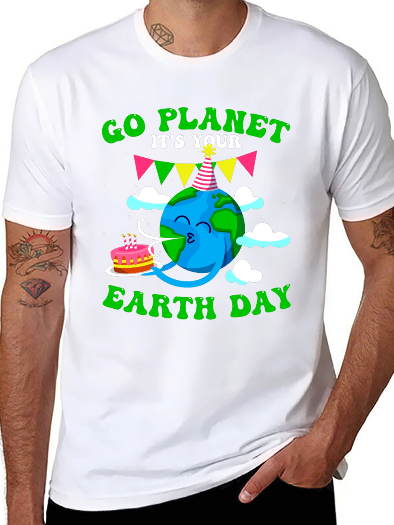 Go Planet Earth Day Graphic Tee