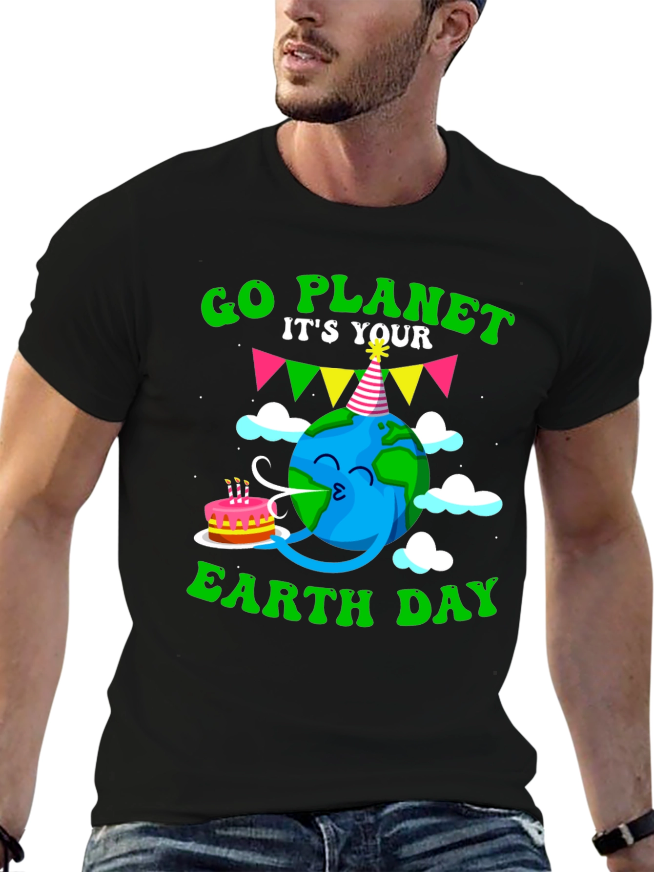 Go Planet Earth Day Graphic Tee