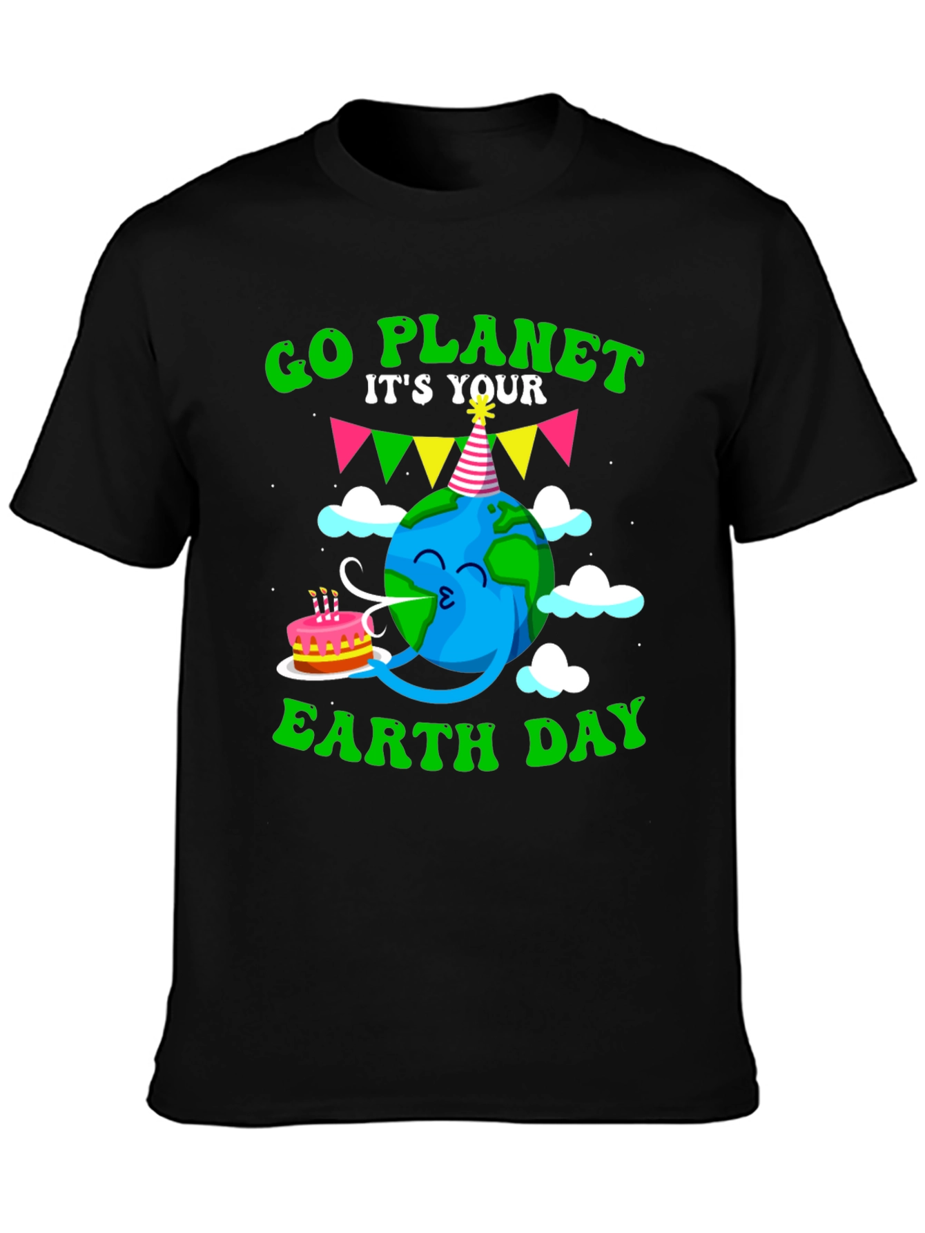 Go Planet Earth Day Graphic Tee