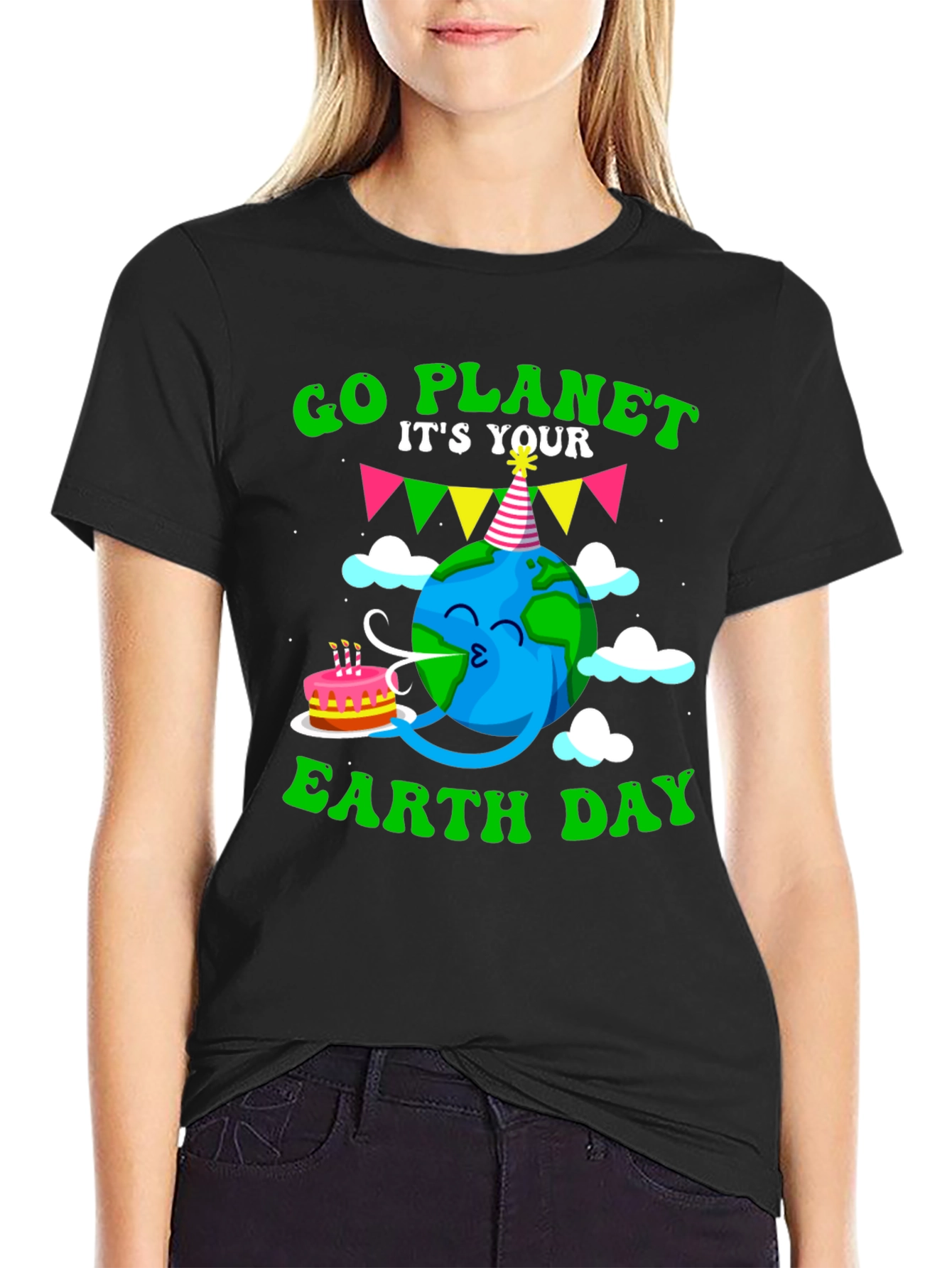 Go Planet Earth Day Graphic Tee