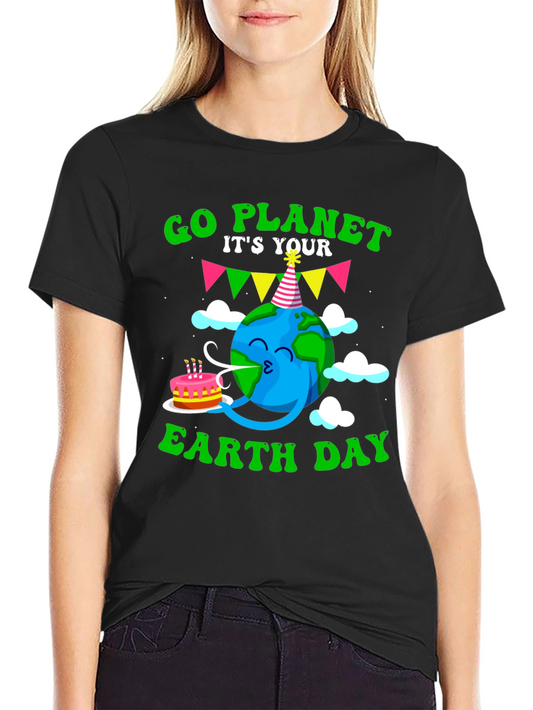 Go Planet Earth Day Graphic Tee