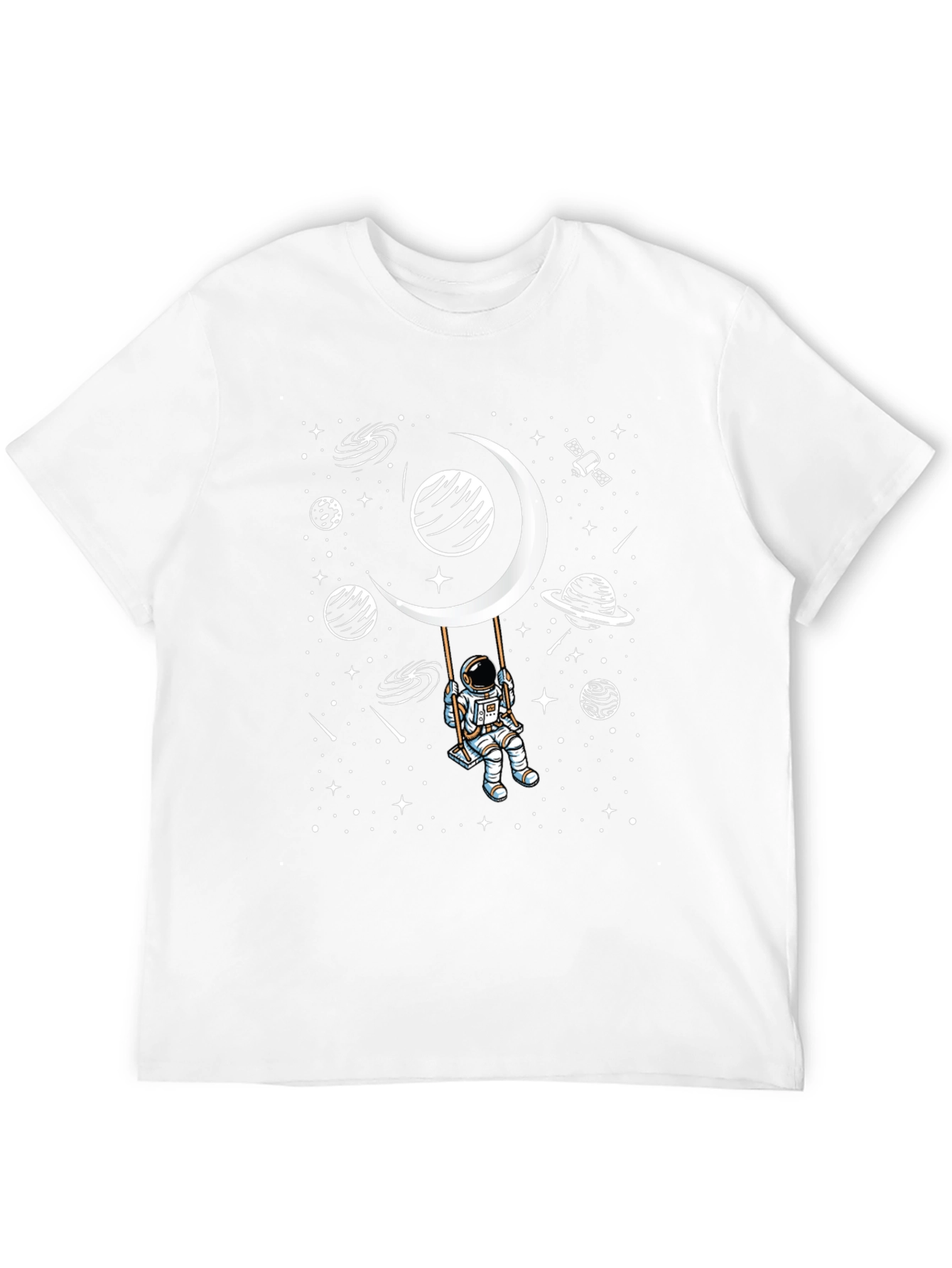 Astronaut Moon Swing Graphic T-Shirt