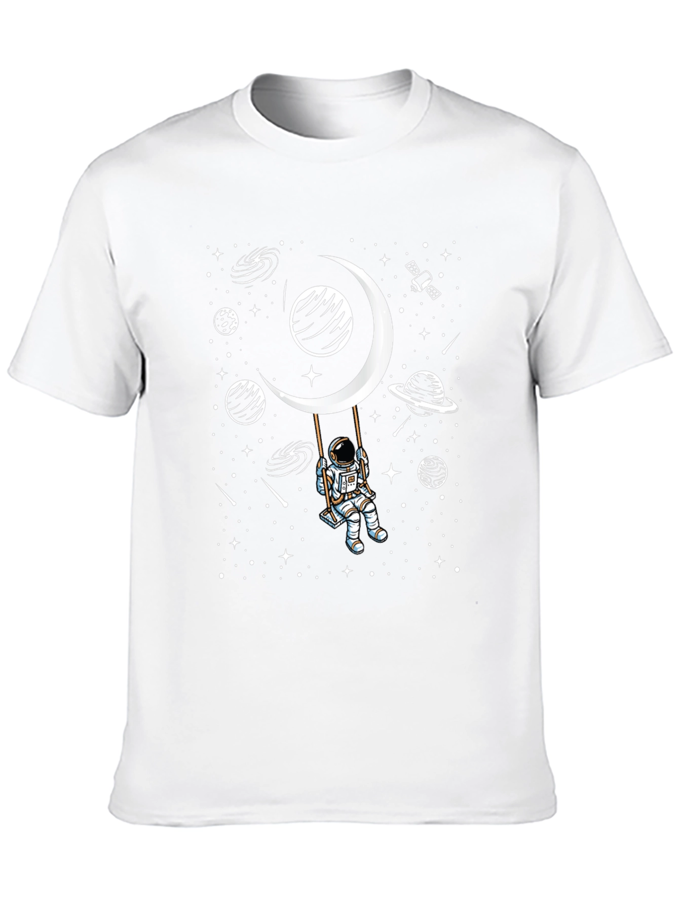 Astronaut Moon Swing Graphic T-Shirt
