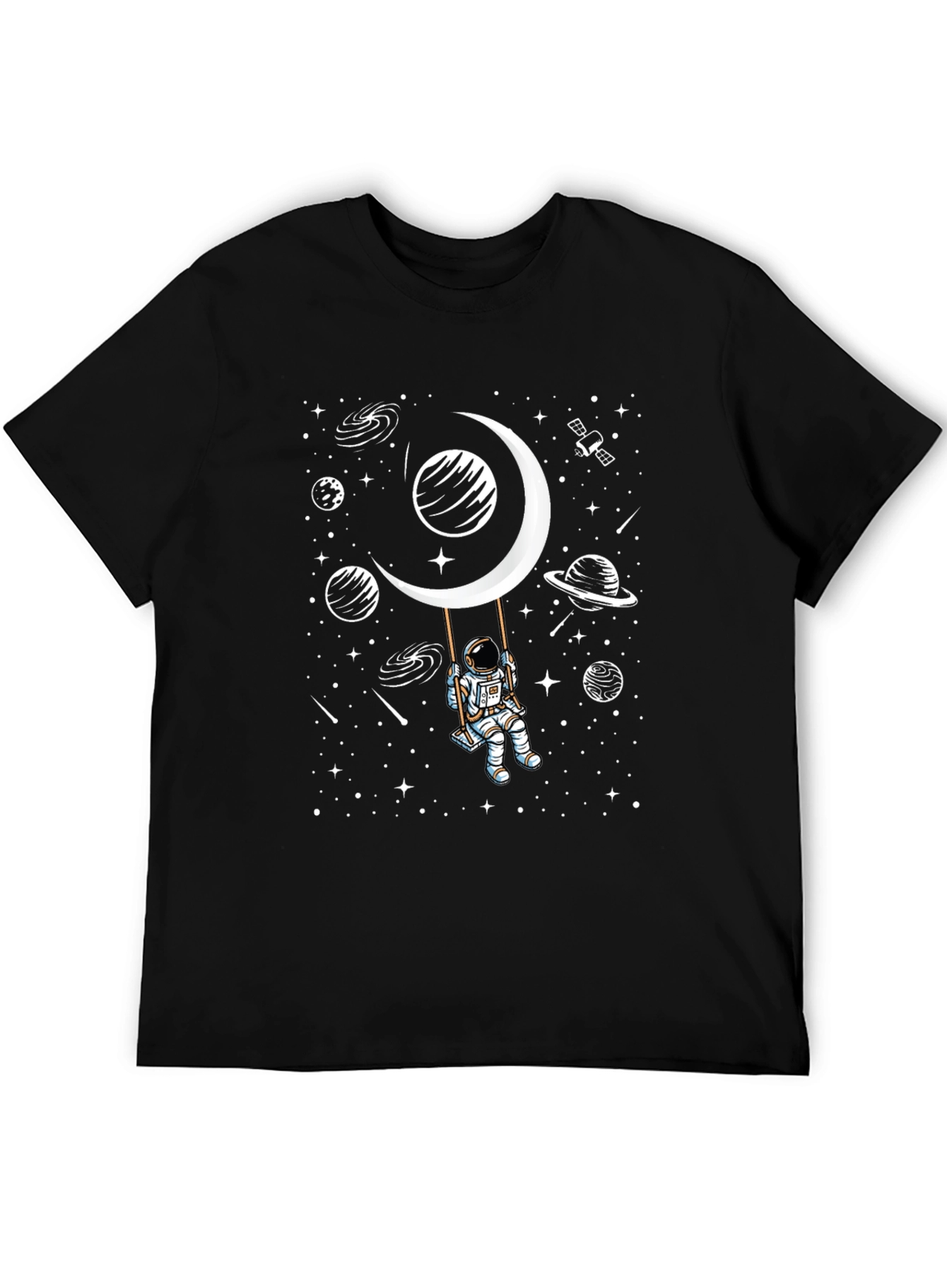 Astronaut Moon Swing Graphic T-Shirt