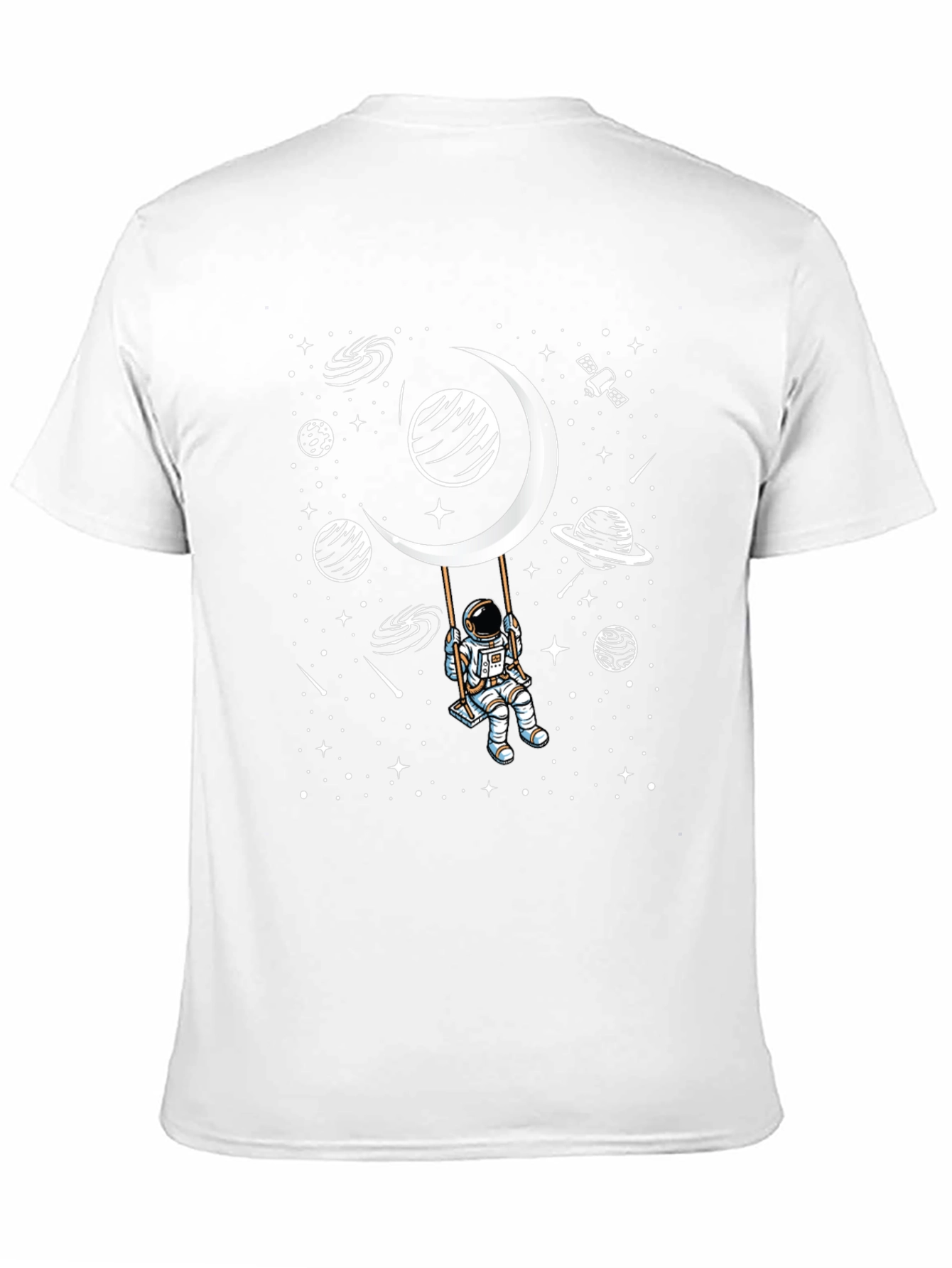 Astronaut Moon Swing Graphic T-Shirt